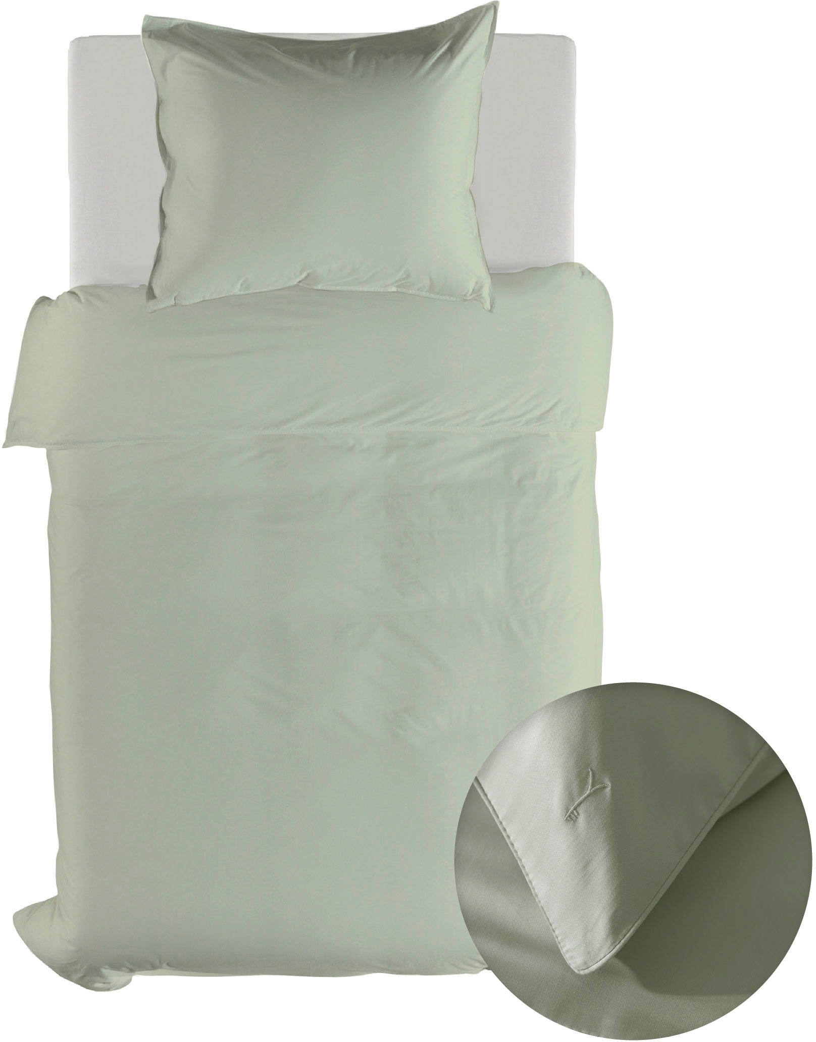 YELLOW Bettwäsche "Suite-Dubai" 2 Uni Design, 100% Baumwolle ab 135x200 cm. günstig online kaufen