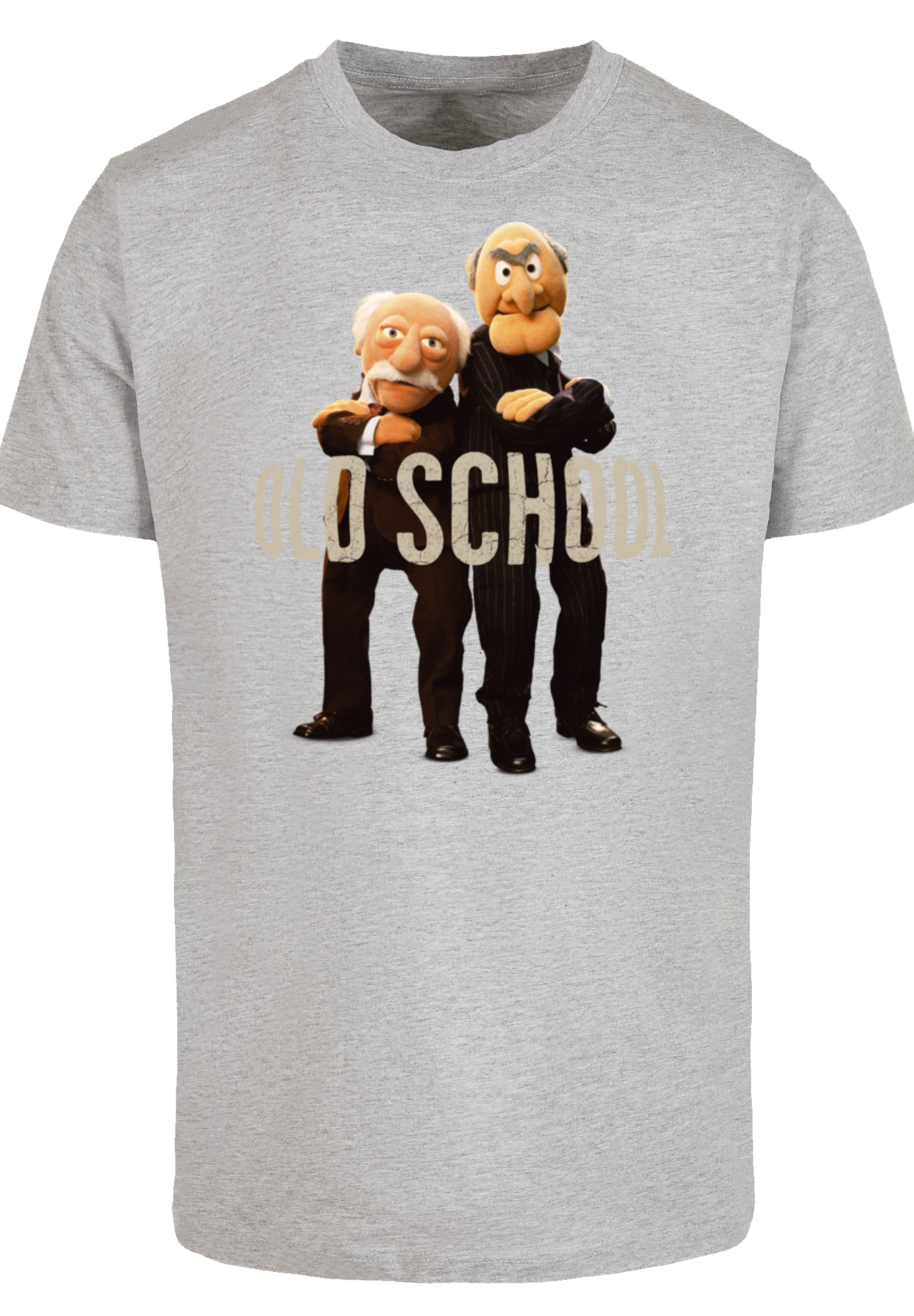 F4NT4STIC T-Shirt "Disney Muppets Waldorf & Statler grey-melange", Premium günstig online kaufen