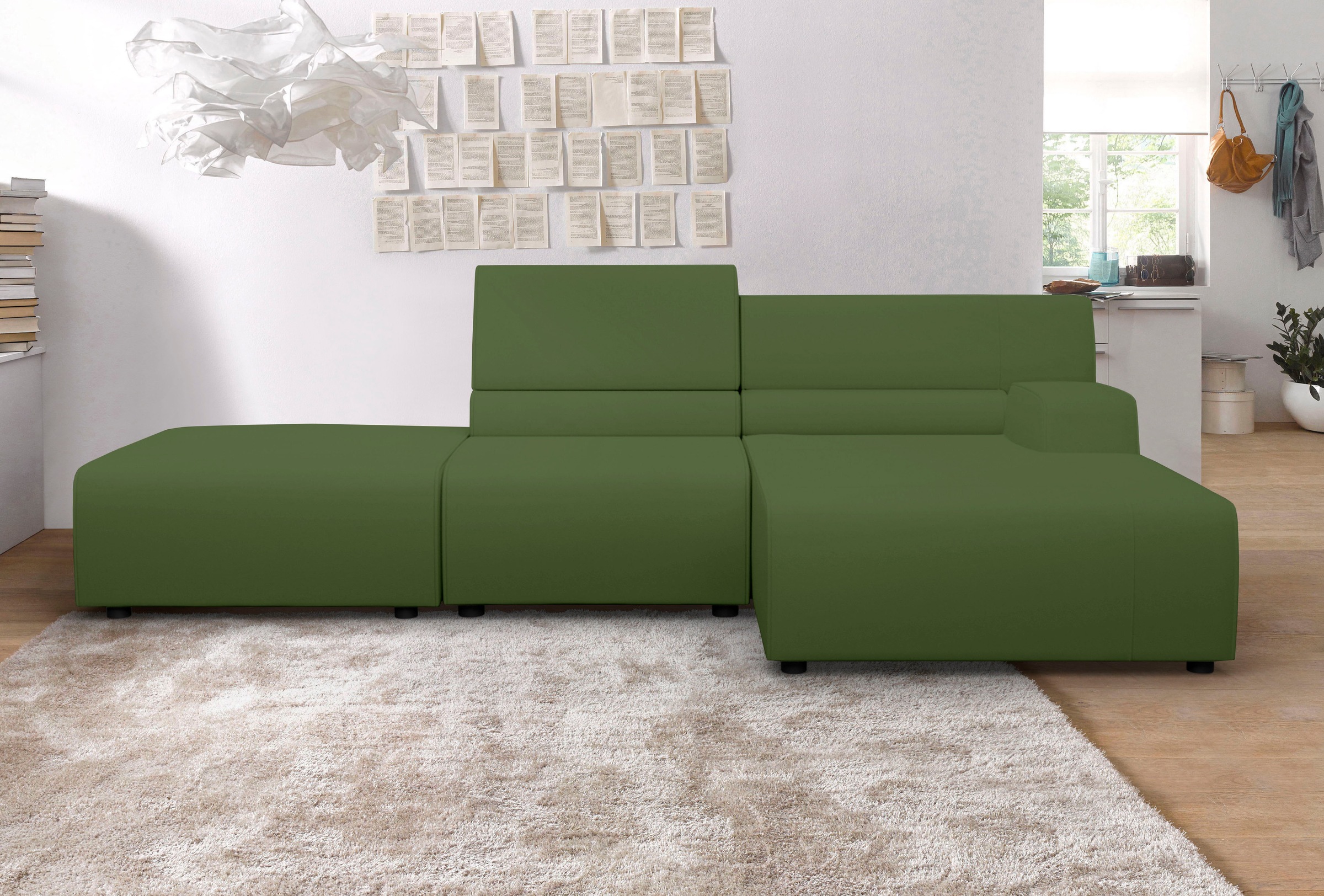 Egoitaliano Ecksofa "Babouche, Designsofa mit außergewöhnlichem Sitzkomfort zum Wohlfühlen"