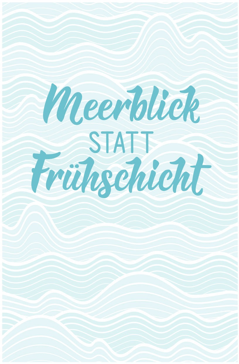 queence Metallbild »Meerblick« Schriftzug | Schriftzüge 1 Stk. tlg. Stahlschilder