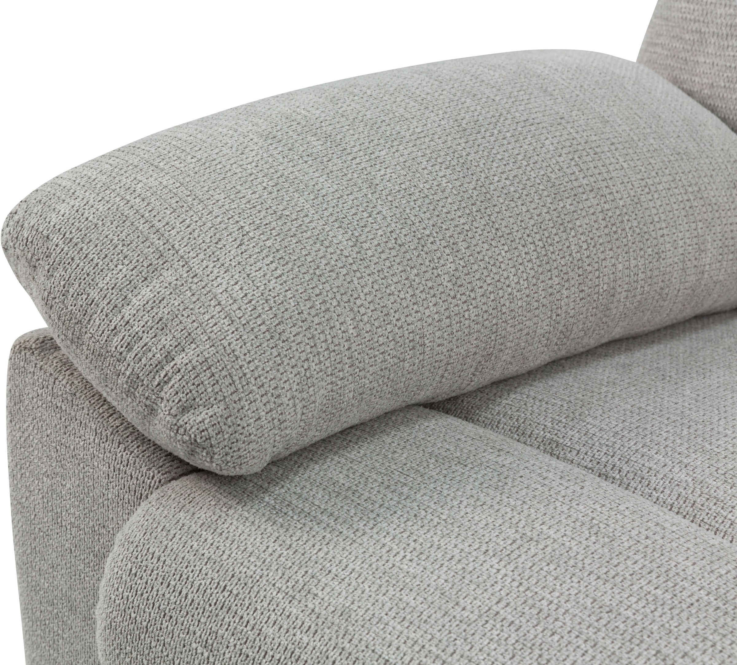Home affaire 3-Sitzer »LANNOY, manuelle o. elelektrische Relaxfunktion in 2 Sitzen, USB A/C«, Liegefunktion (105°-150°), Reclinersofa, Webstoff, Federkern