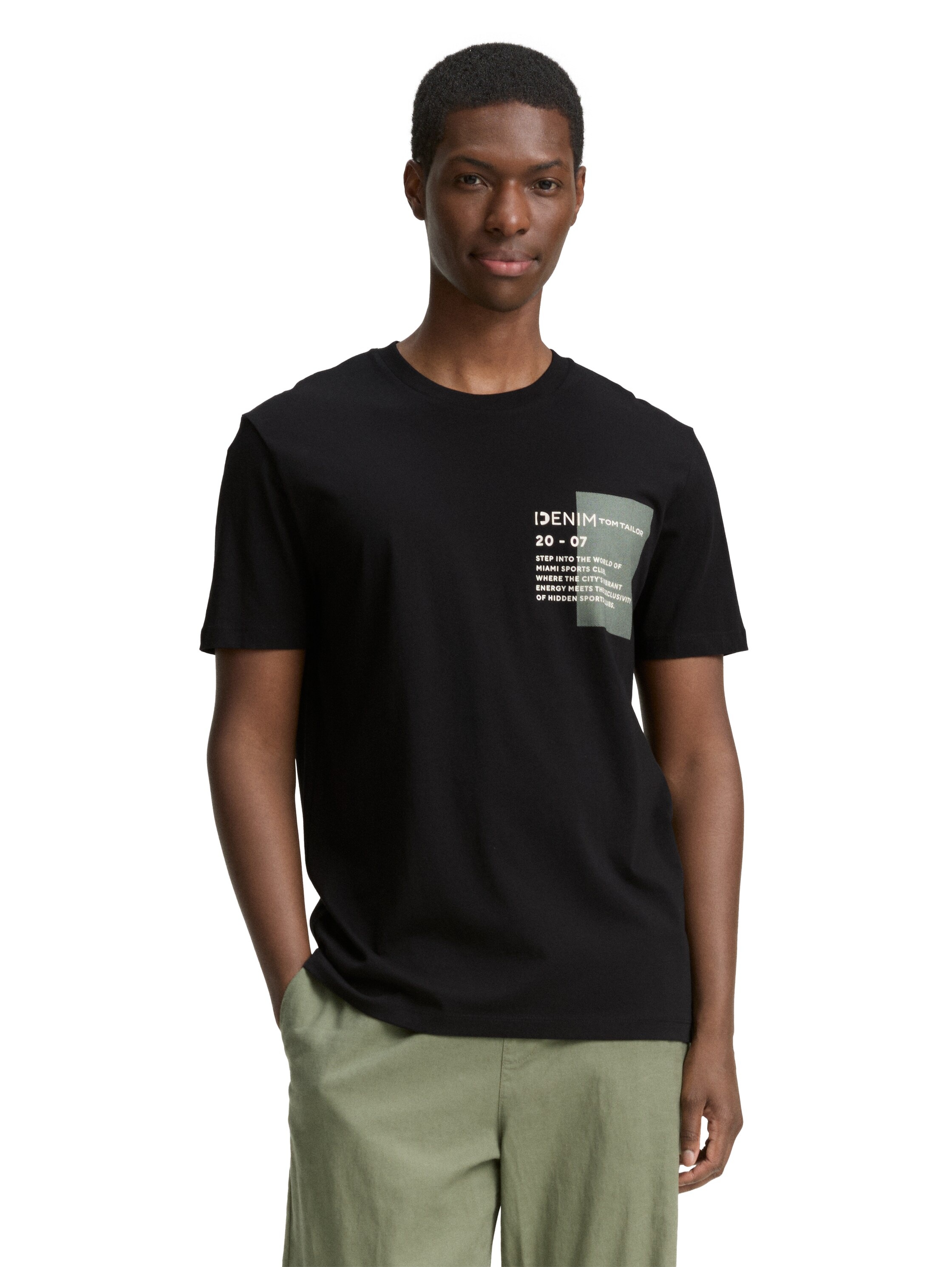 TOM TAILOR Denim T-Shirt, mit verschiedenen Logo Prints günstig online kaufen