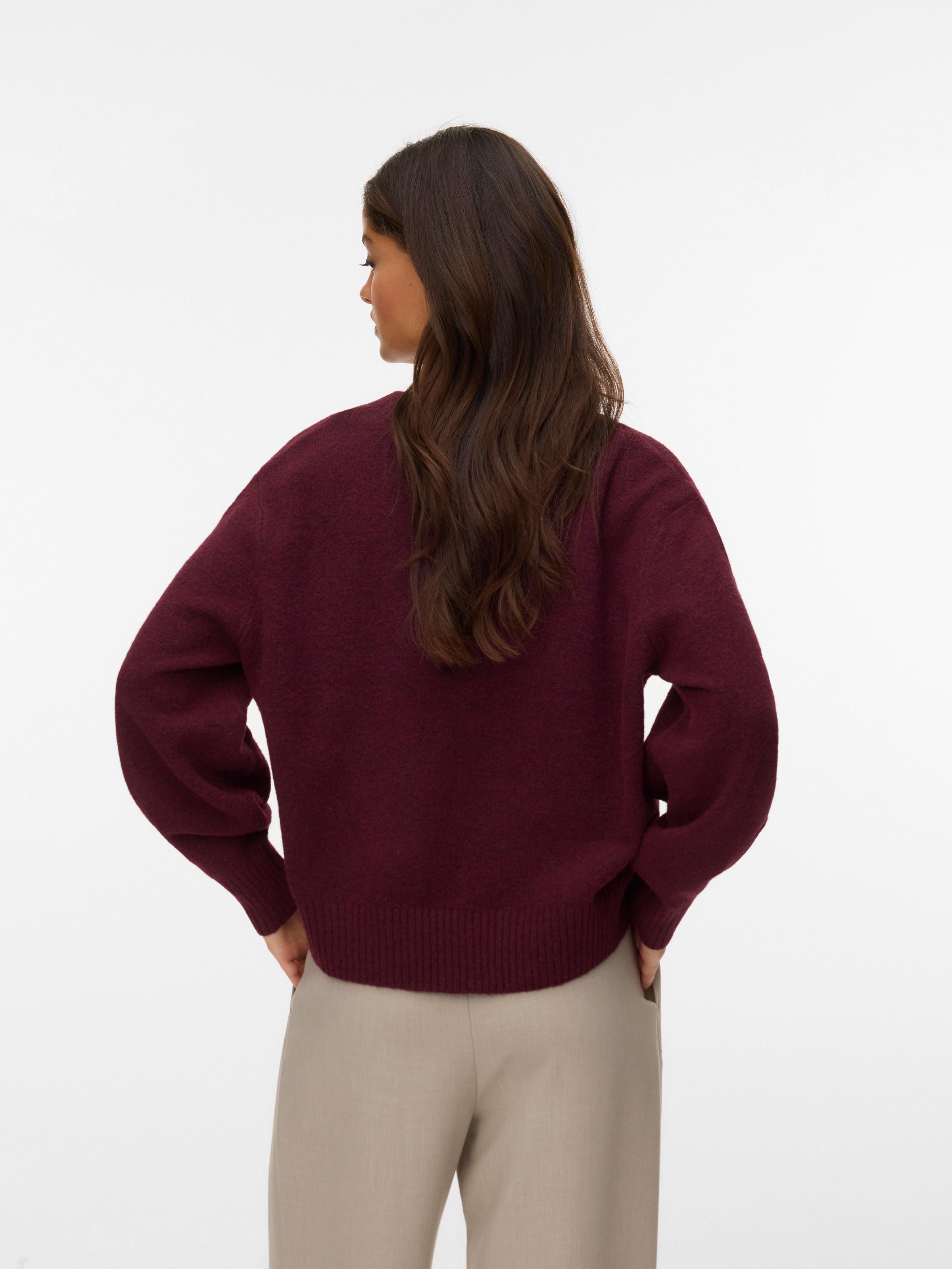 Vero Moda V-Ausschnitt-Pullover "VMBOOM LS V-NECK PULLOVER NOOS" günstig online kaufen