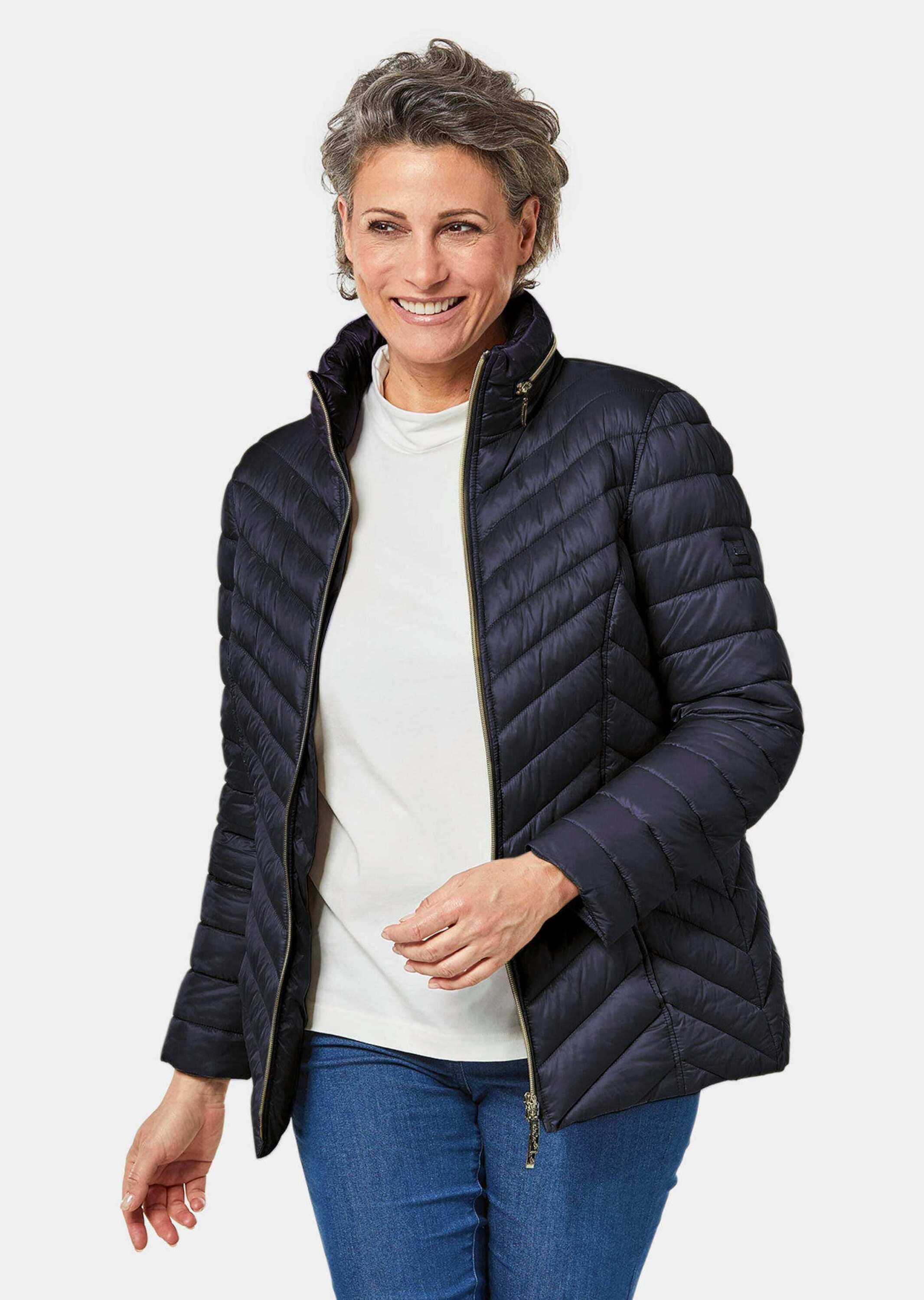 GOLDNER Steppjacke »Steppjacke Leichte Steppjacke in knitterarmer Ware«
