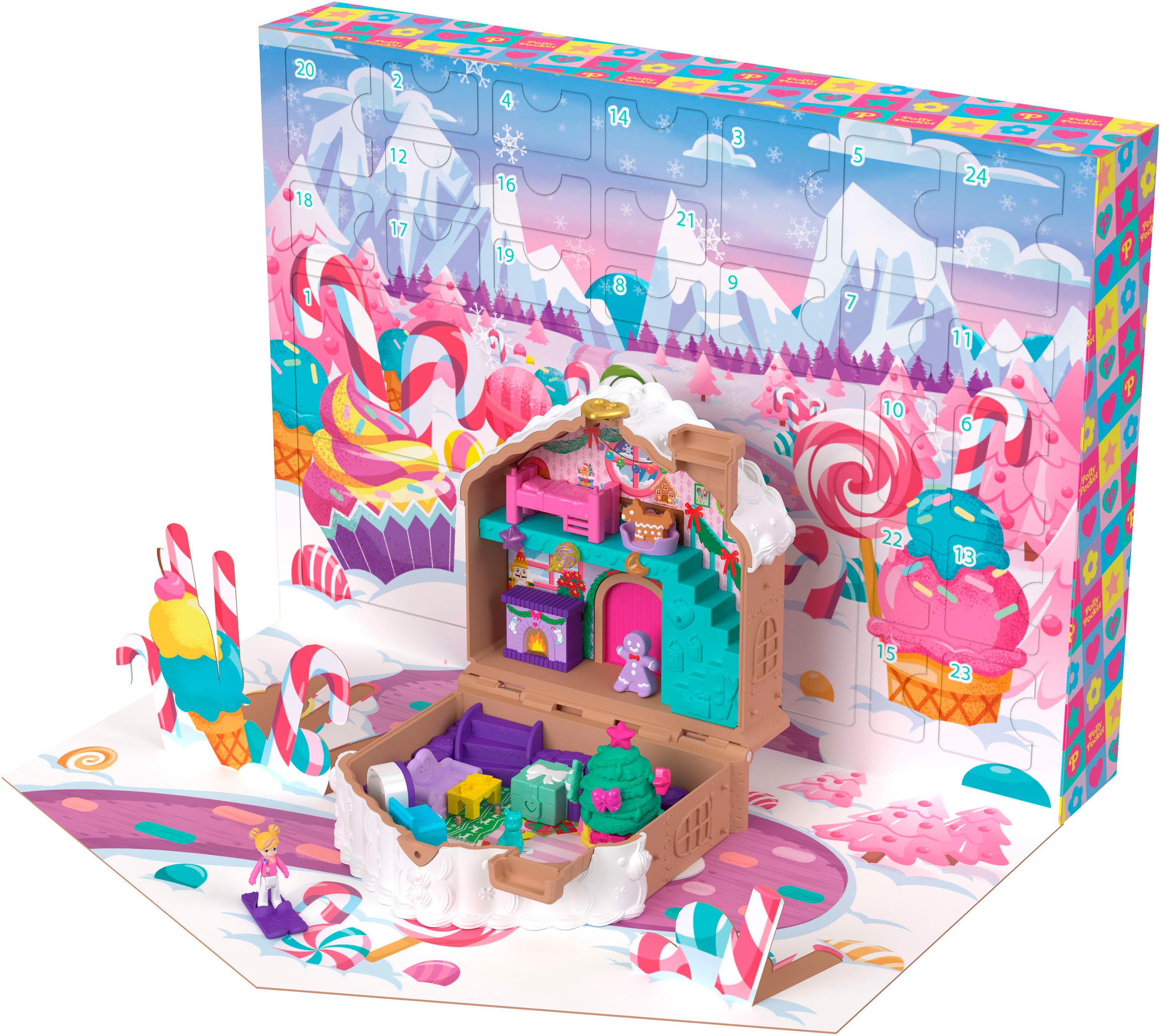 Polly Pocket Spielzeug-Adventskalender »Polly Pocket«, ab 4 Jahren