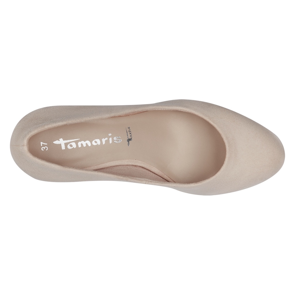 Tamaris Pumps, Abendschuh, Festtagsschuh, mit bezogenem Trichterabsatz