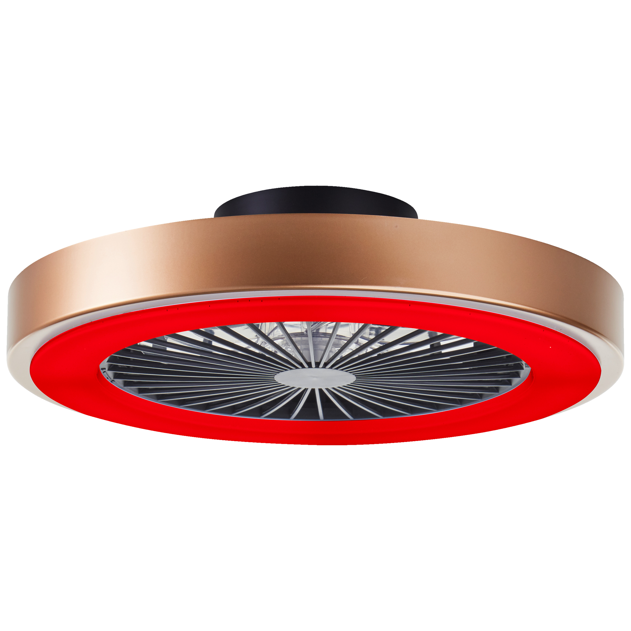 Brilliant LED Deckenleuchte »Slimline«, LED Deckenleuchte, Ventilator, ICRGB, CCT, 49 cm, 4700 lm, 3000-6500 K