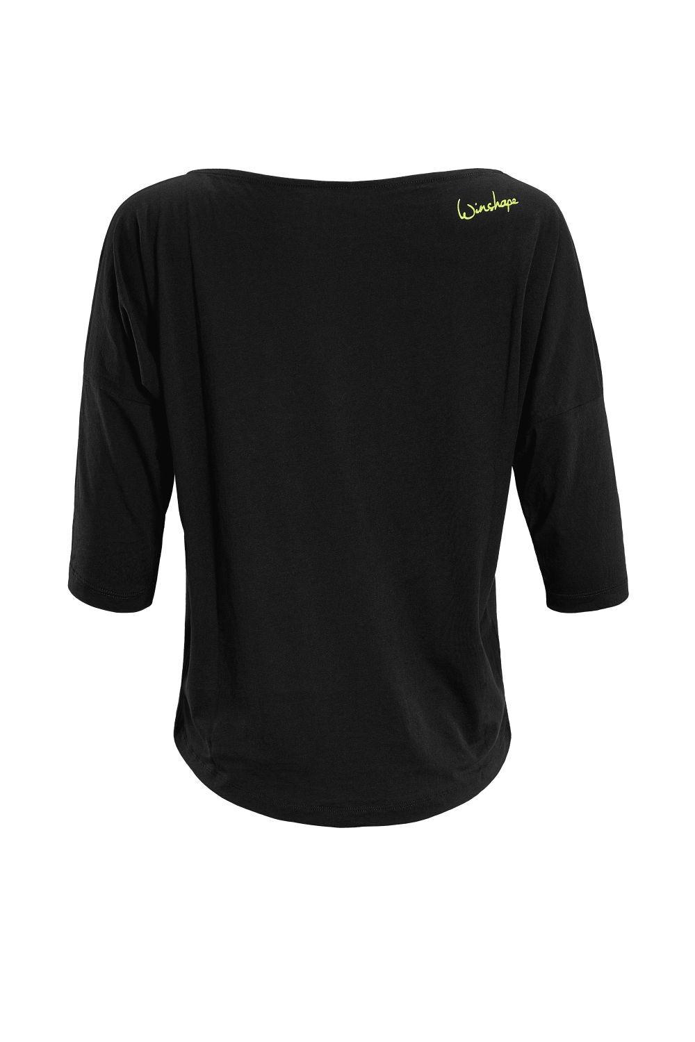 Winshape 3/4-Arm-Shirt »MCS001 ultra leicht«, mit Neon gelbem Glitzer-Aufdruck