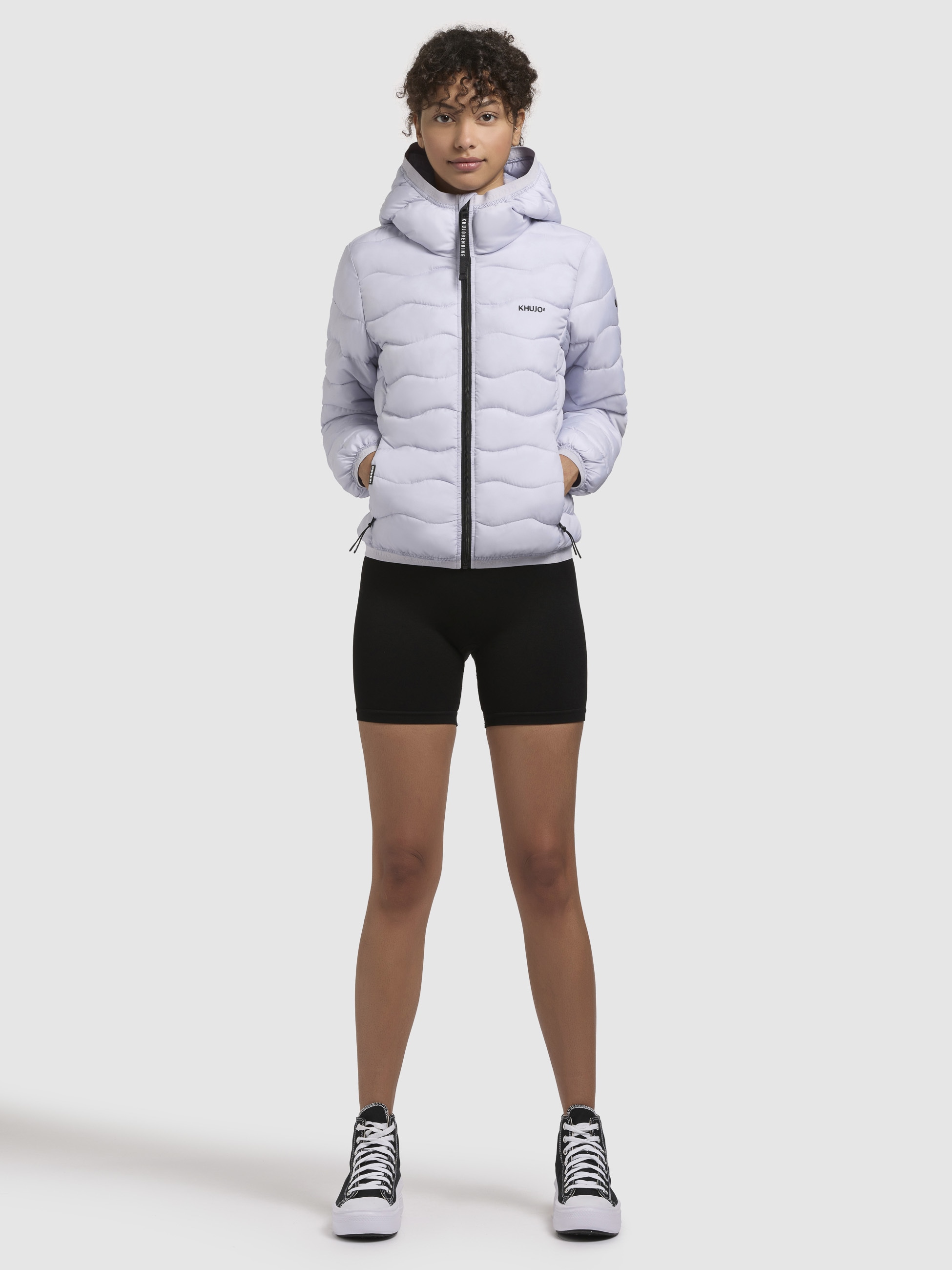 khujo Steppjacke »NARGO«, mit Kapuze