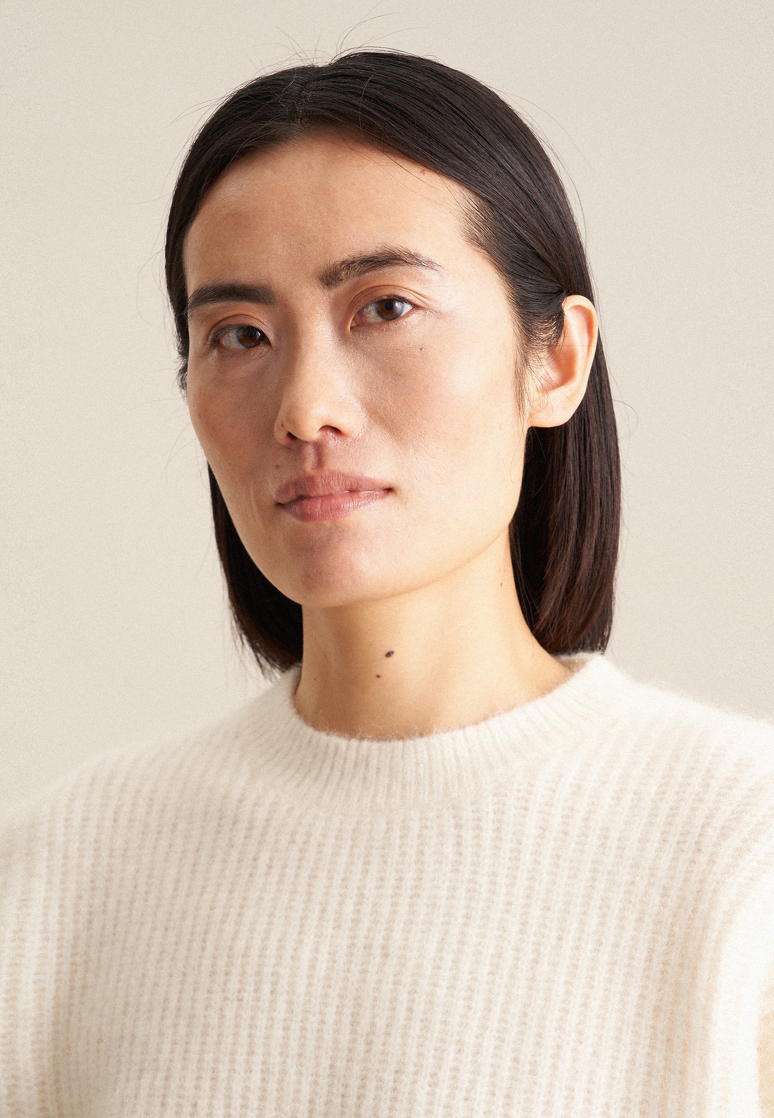 Thumbnail - seidensticker Strickpullover "Schwarze Rose" Langarm Rundhals Uni