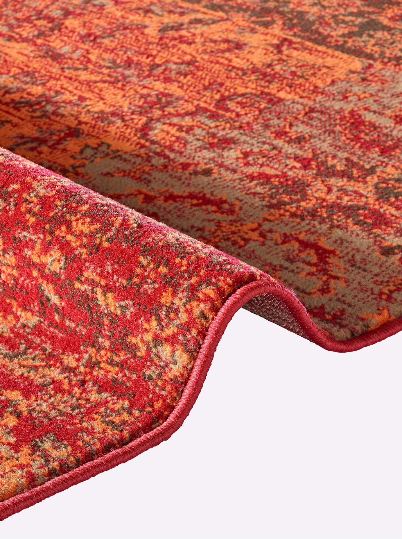 Teppich HEINE HOME Gr. 3, orange (terra), B:120cm H:7mm L:170cm, Kunstfaser, Polypropylen, Teppiche, Teppich 3
