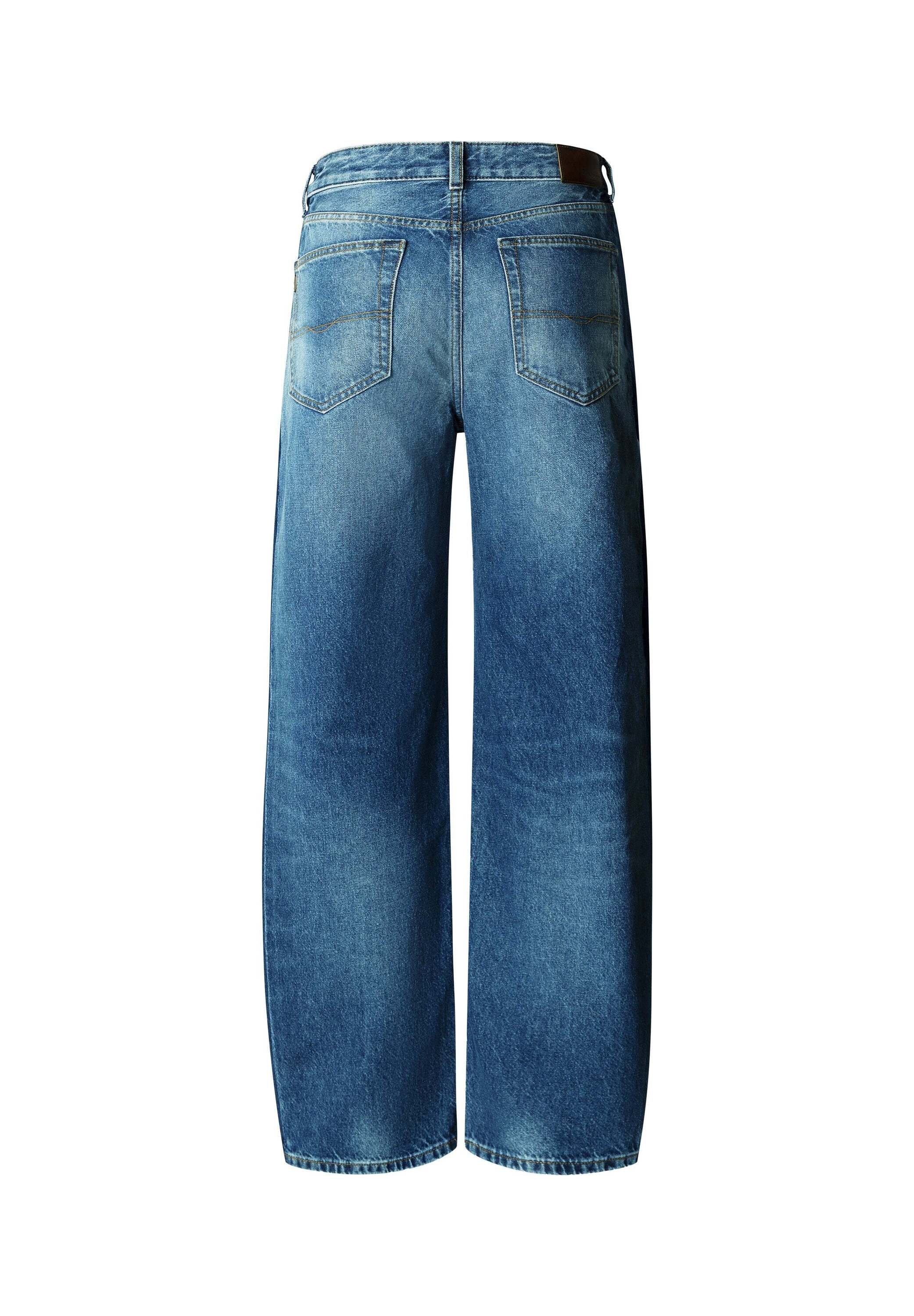 Pepe Jeans Straight-Jeans »trousers STRAIGHT HW EDEN WORKWEAR BLUE«
