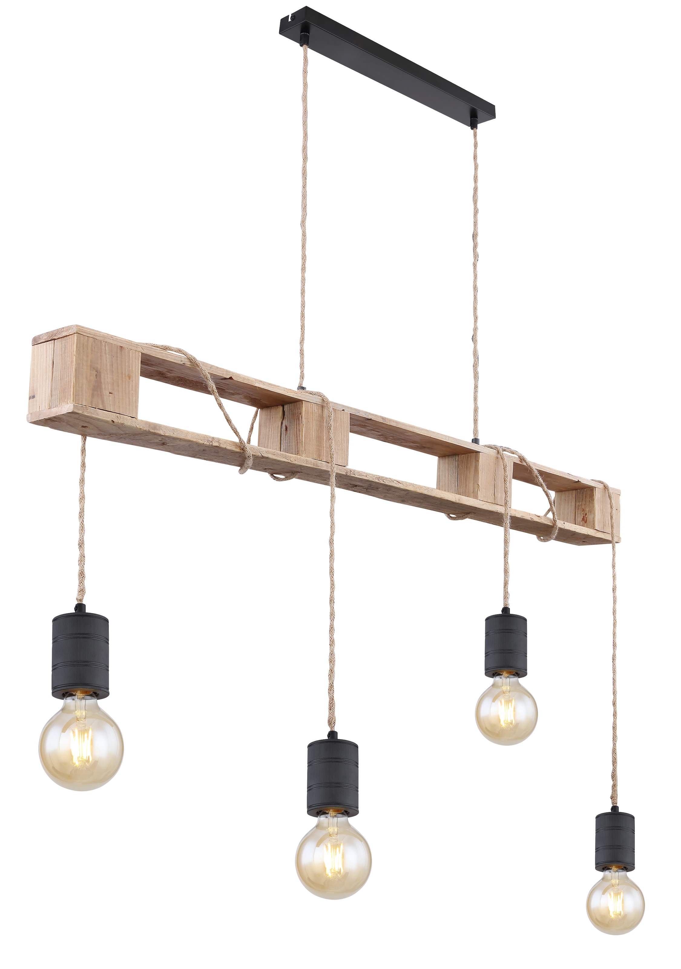 GLOBO LIGHTING Hängeleuchte »JOELLE«, Leuchtmittel E27 | ohne Leuchtmittel, Hängelampe/Pendelleuchte/Esszimmer/Wohnzimmer/Esstisch