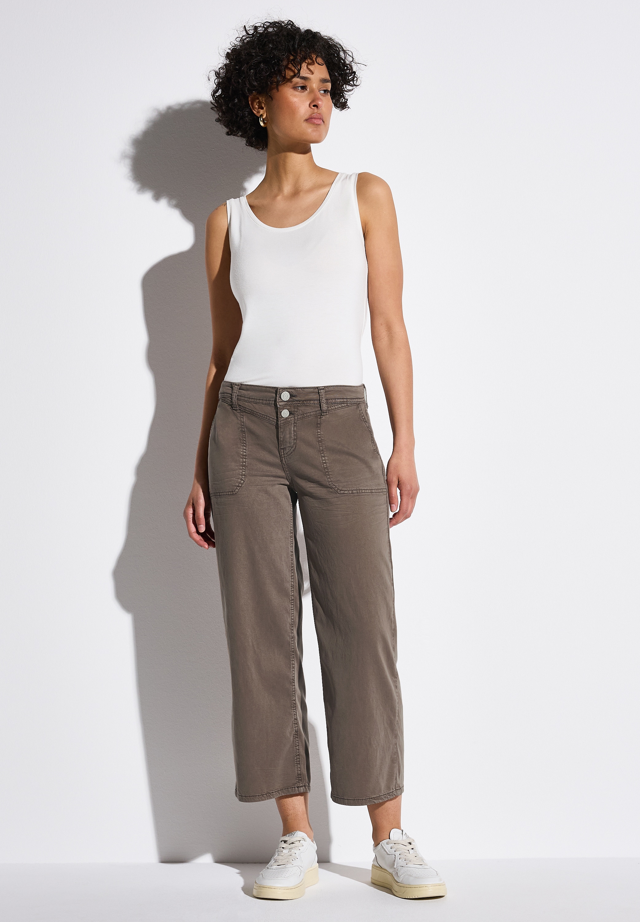 STREET ONE Gerade Jeans, Middle Waist