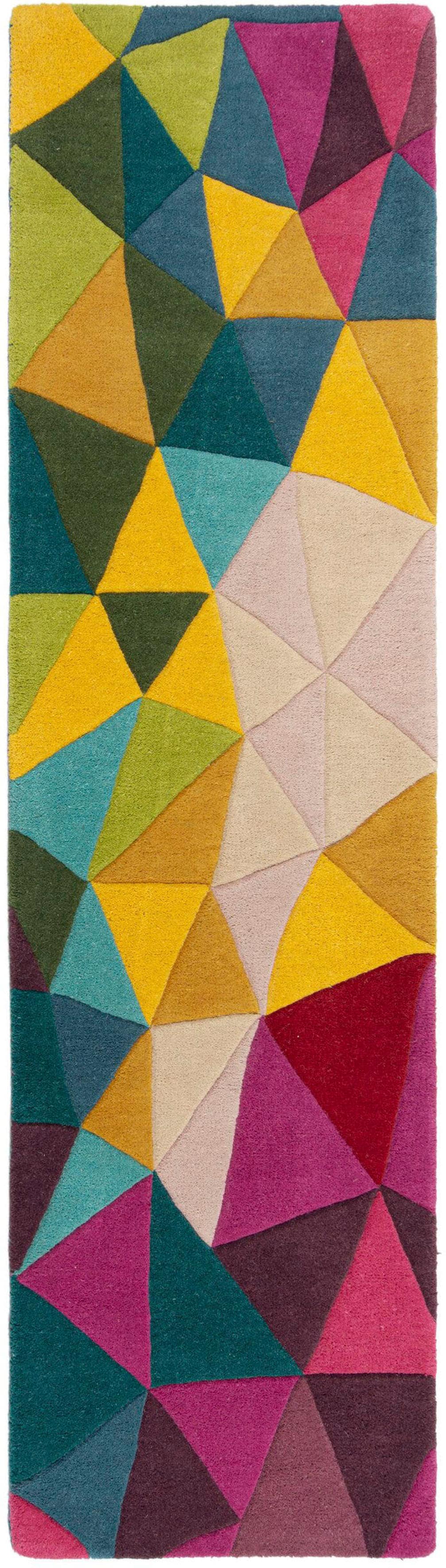 FLAIR RUGS Läufer "Falmouth" rechteckig 10 mm Höhe 100% Wolle, aus Naturfas günstig online kaufen