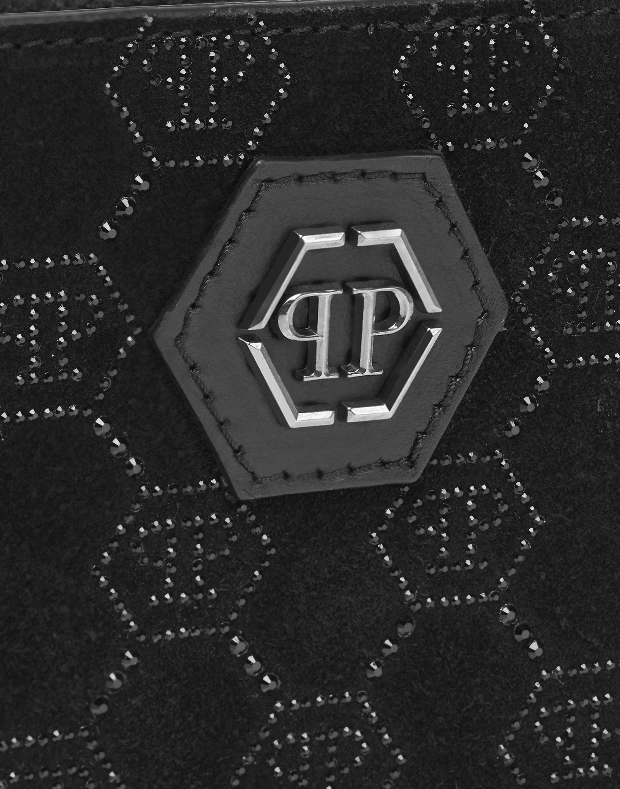 PHILIPP PLEIN Clutch »Monogram Mit Schmucksteinen«