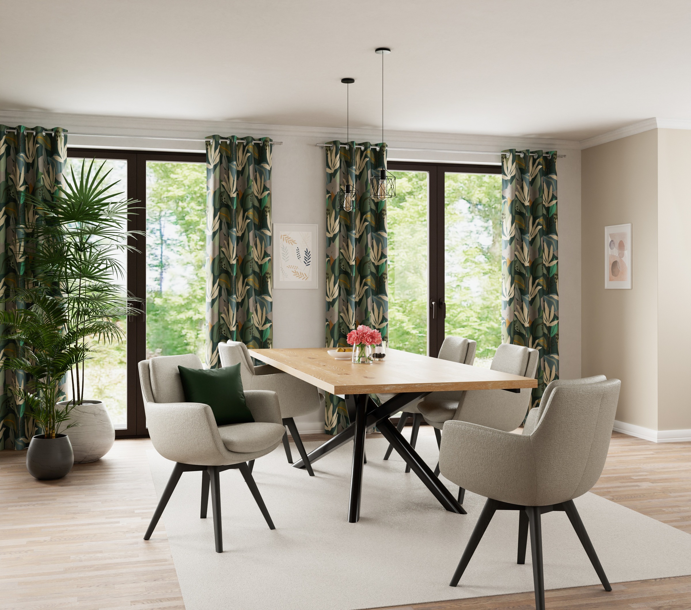 HOMING Vorhang "Jasper" Ösen 1 Stk. tlg. Fertigschal günstig online kaufen