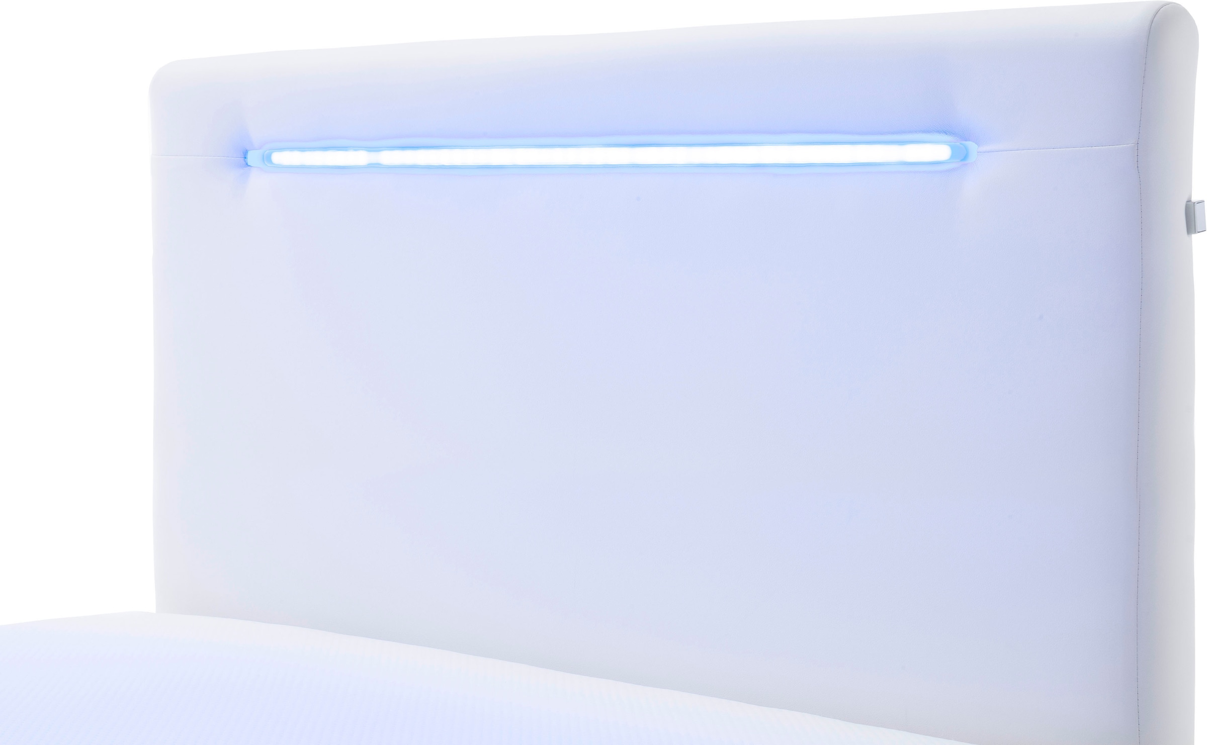 meise.möbel Boxspringbett »Las Vegas 2«, inkl. LED Beleuchtung im Kopfteil, mit Bettkasten und Topper