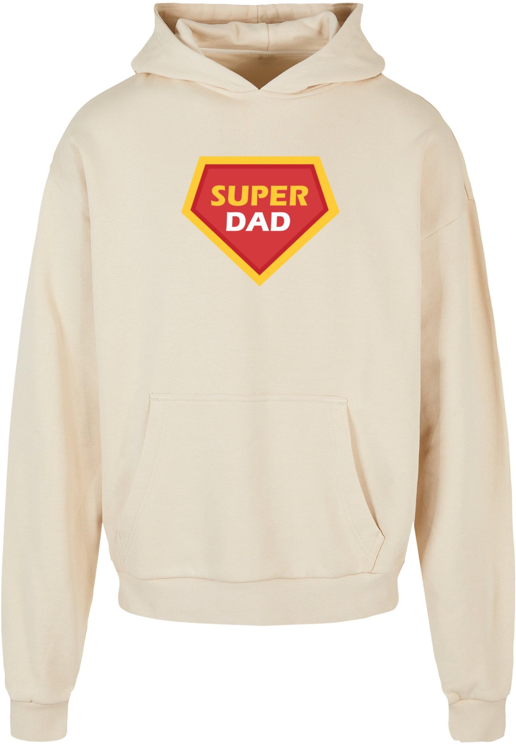 Kapuzensweatshirt »Merchcode Herren Fathers Day - Super dad Ultra Heavy Hoody«, (1 tlg.)