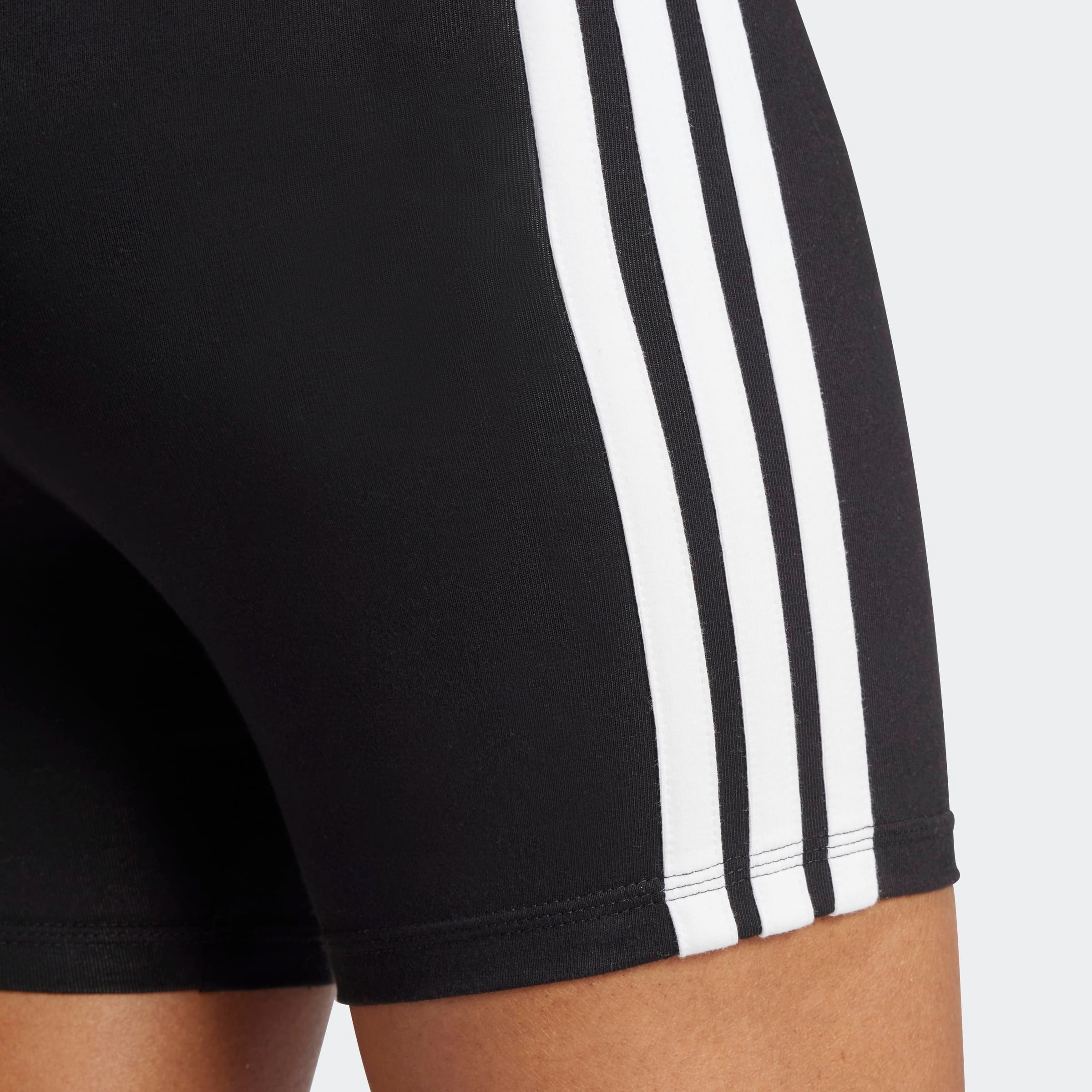 Thumbnail - adidas Sportswear Trainingstights "W 3S SJ BK SHO" kurze Leggings, mittelhoher Bund, flacher, elastischer Bund