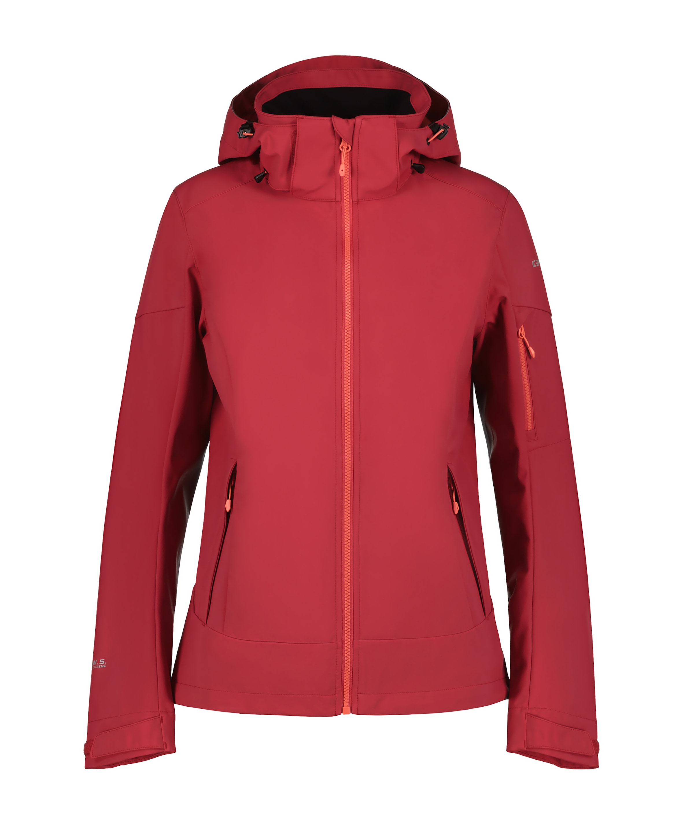 Icepeak Softshelljacke »D SOFTSHELLJACKE BATHGATE«, (1 St.), mit Kapuze, Wasserabweisend