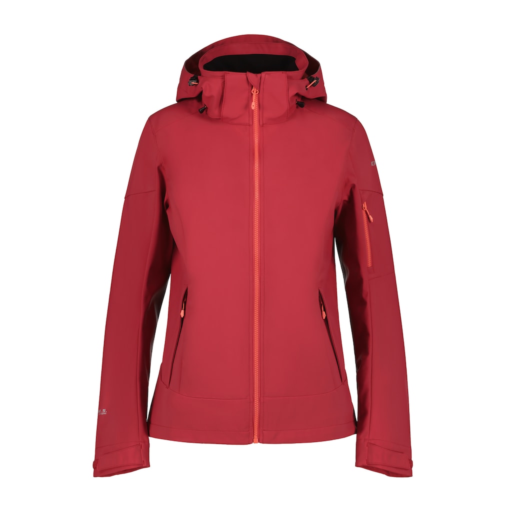 Icepeak Softshelljacke »D SOFTSHELLJACKE BATHGATE«, mit Kapuze