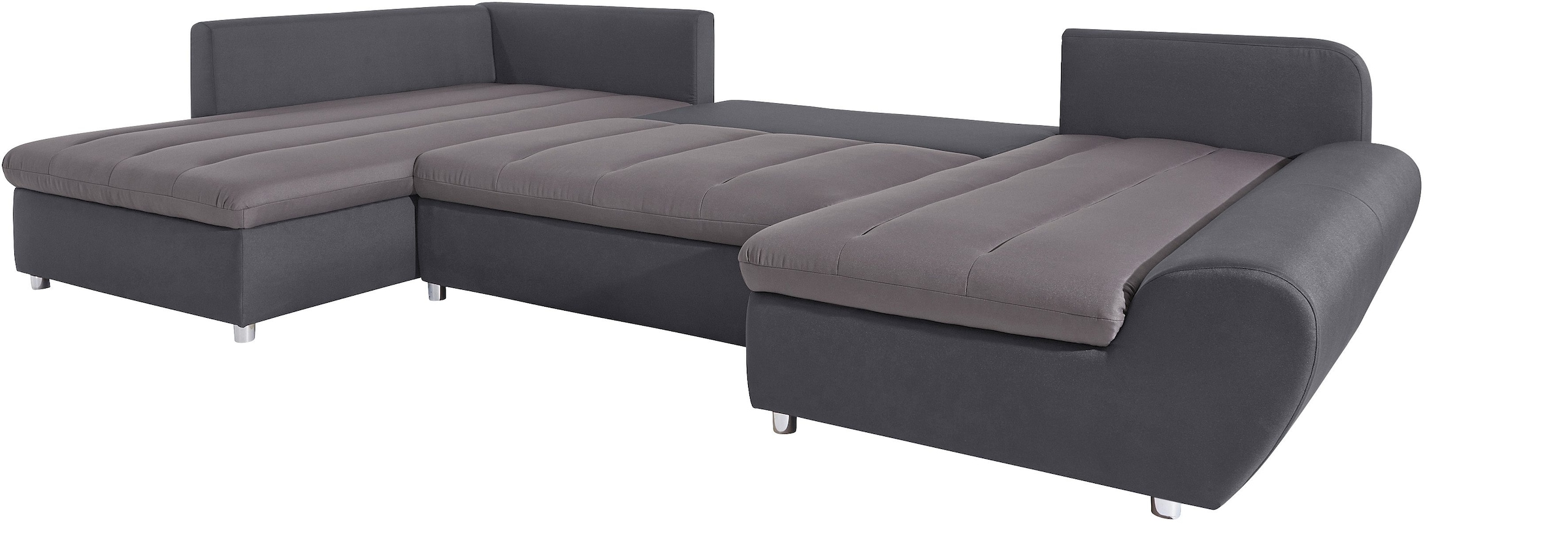 sit&more Wohnlandschaft »Bandos U-Form«, in 2 unterschiedlichen Größen, wahlweise mit Bettfunktion + Bettkasten