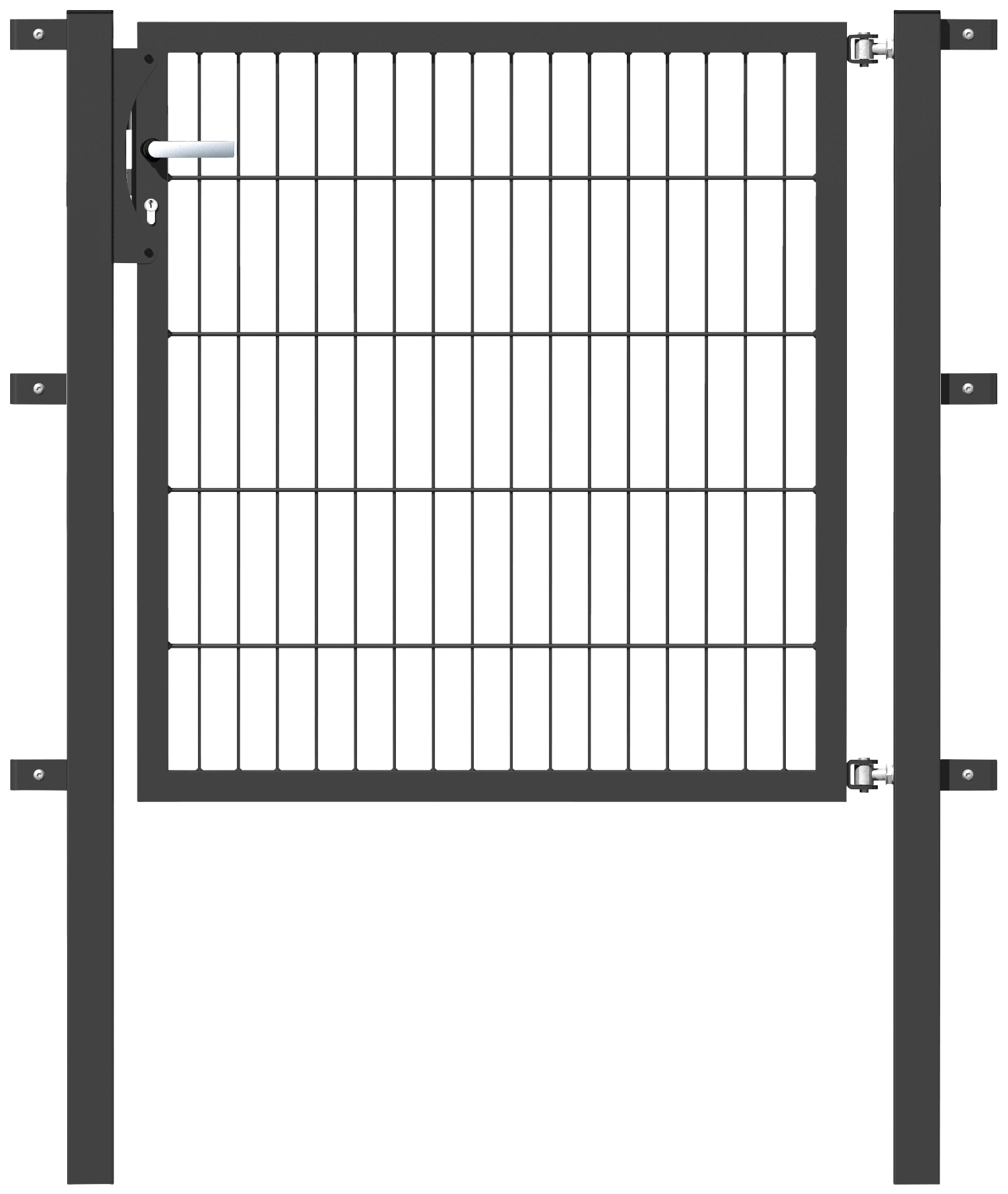 Alberts Zauneinzeltür, 100 cm Breite, in versch. Höhen