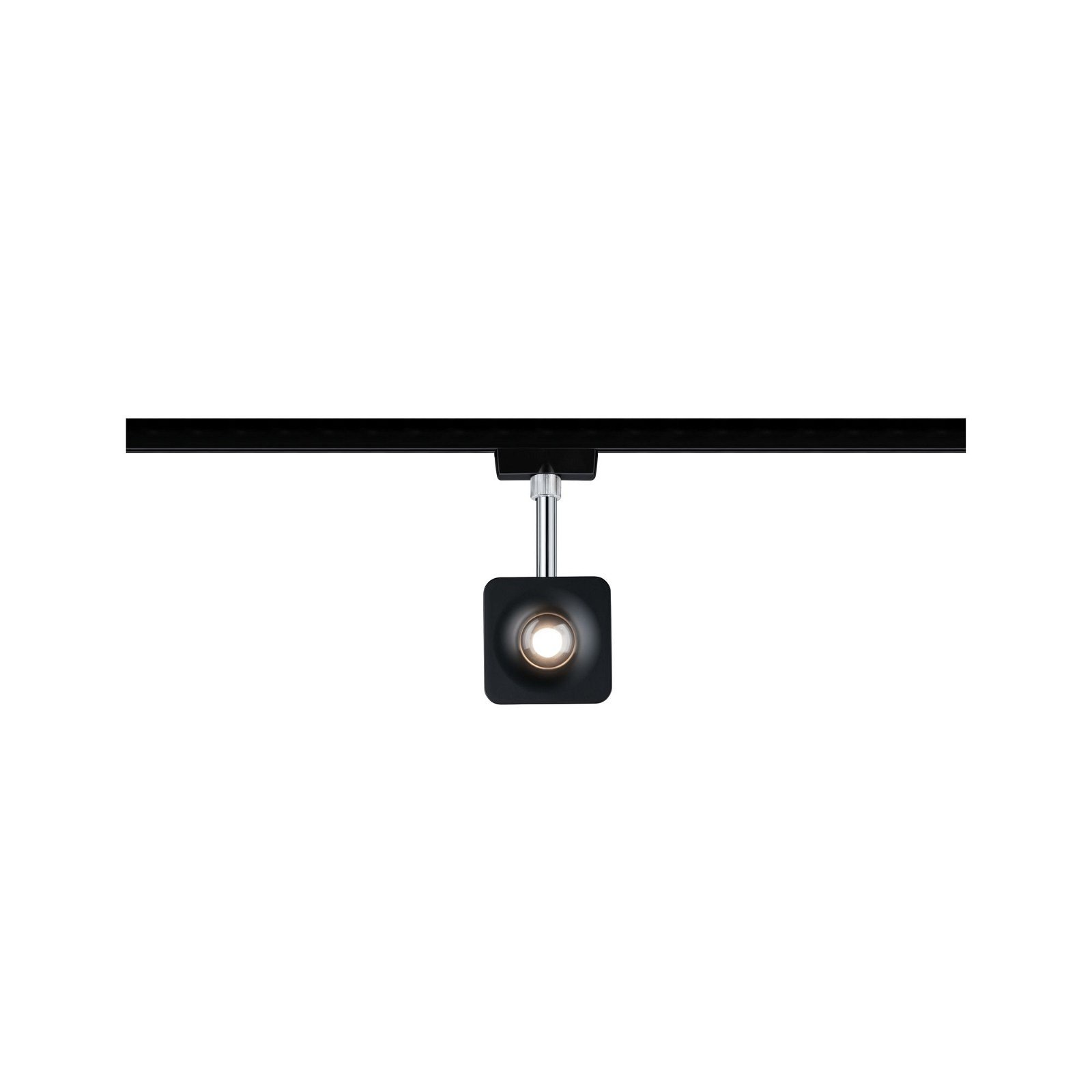 Paulmann Schienensystem-Leuchten »URail Schienenspot Cube 540lm 8W 2700K 230V Chrom matt, Chrom«, dimmbar, Einzelspot