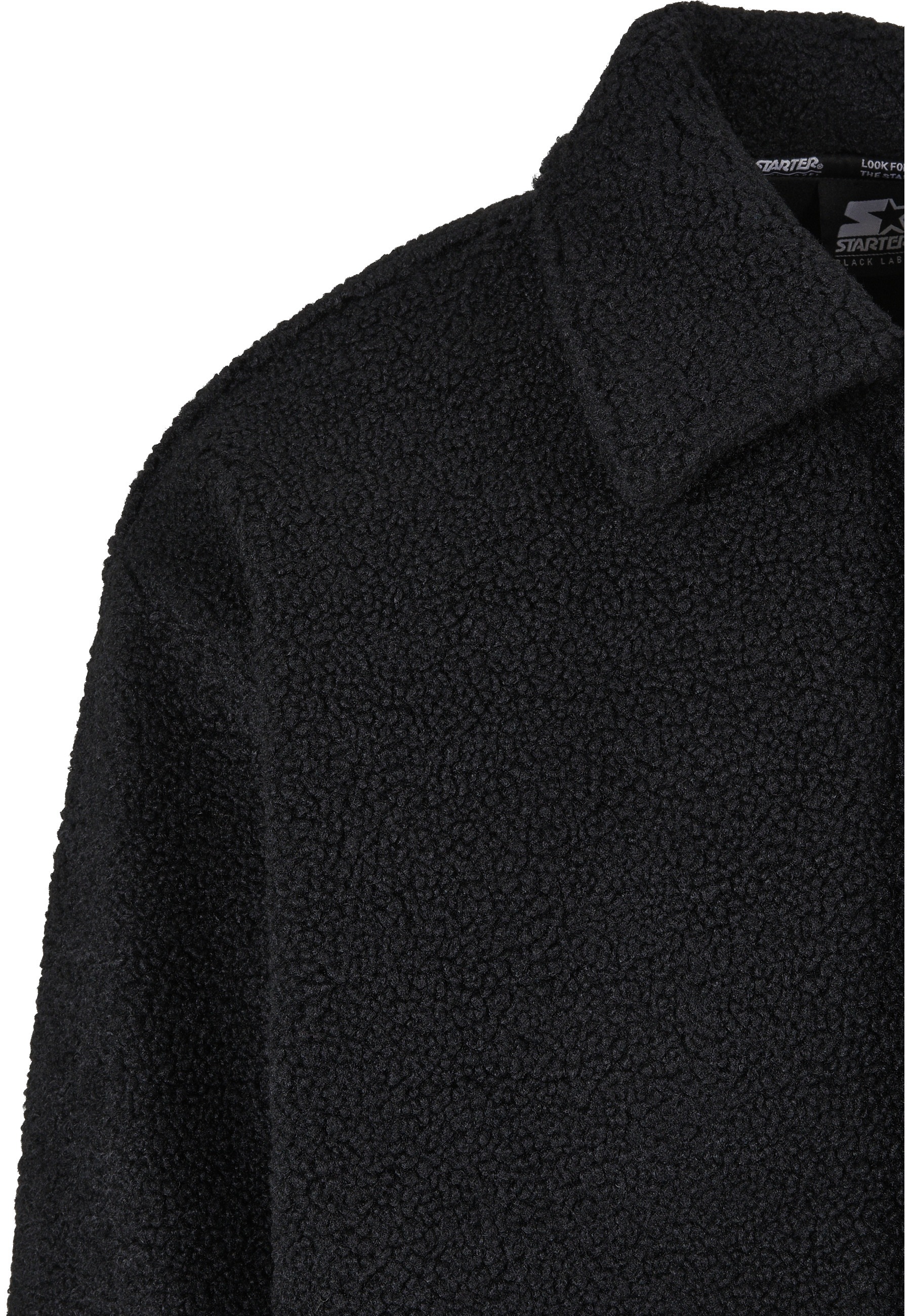 Starter Black Label Sherpa Overshirt Schwarz L 3