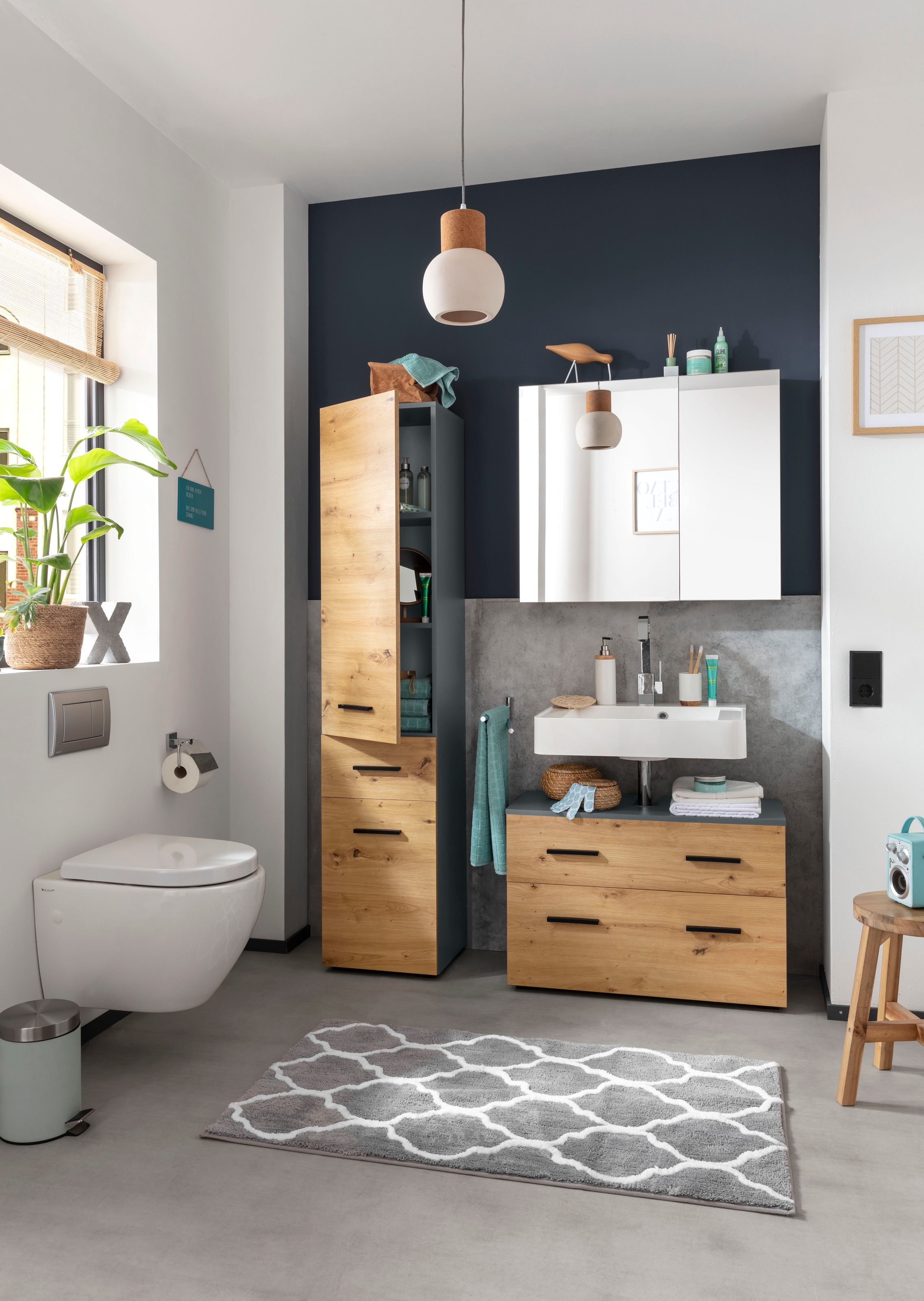 Thumbnail - Home affaire Spiegelschrank "Wisla" Breite 80 cm