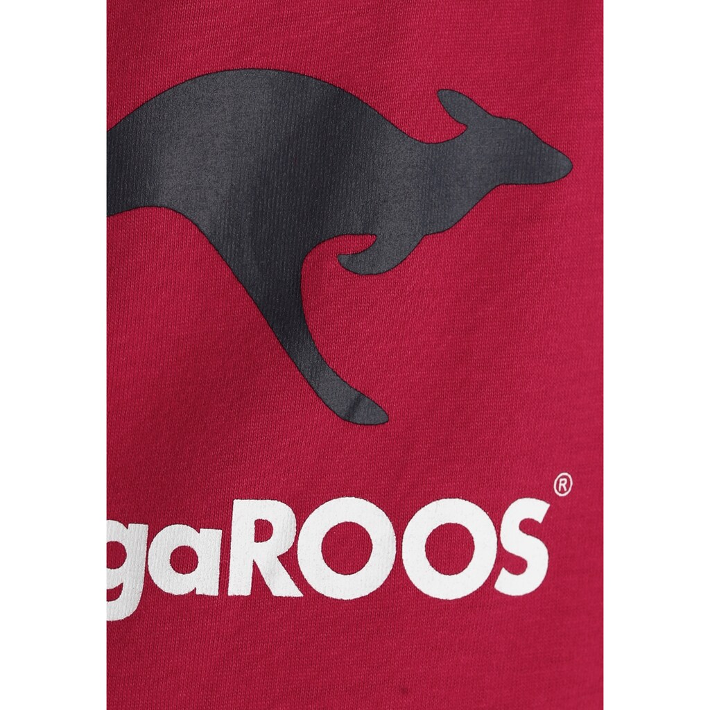 KangaROOS Langarmshirt »Basic Logo«