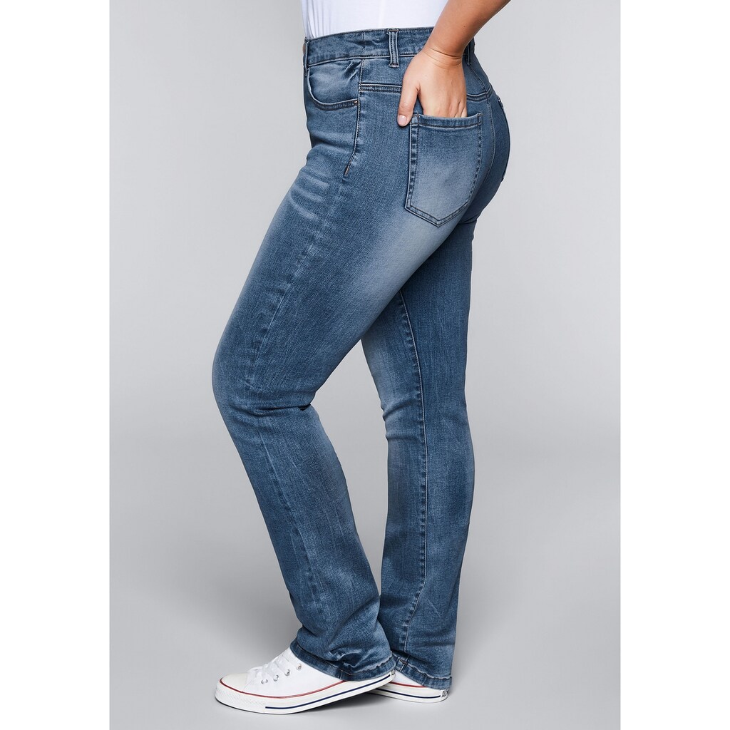 Sheego Gerade Jeans »Große Größen«, mit Bodyforming-Effekt