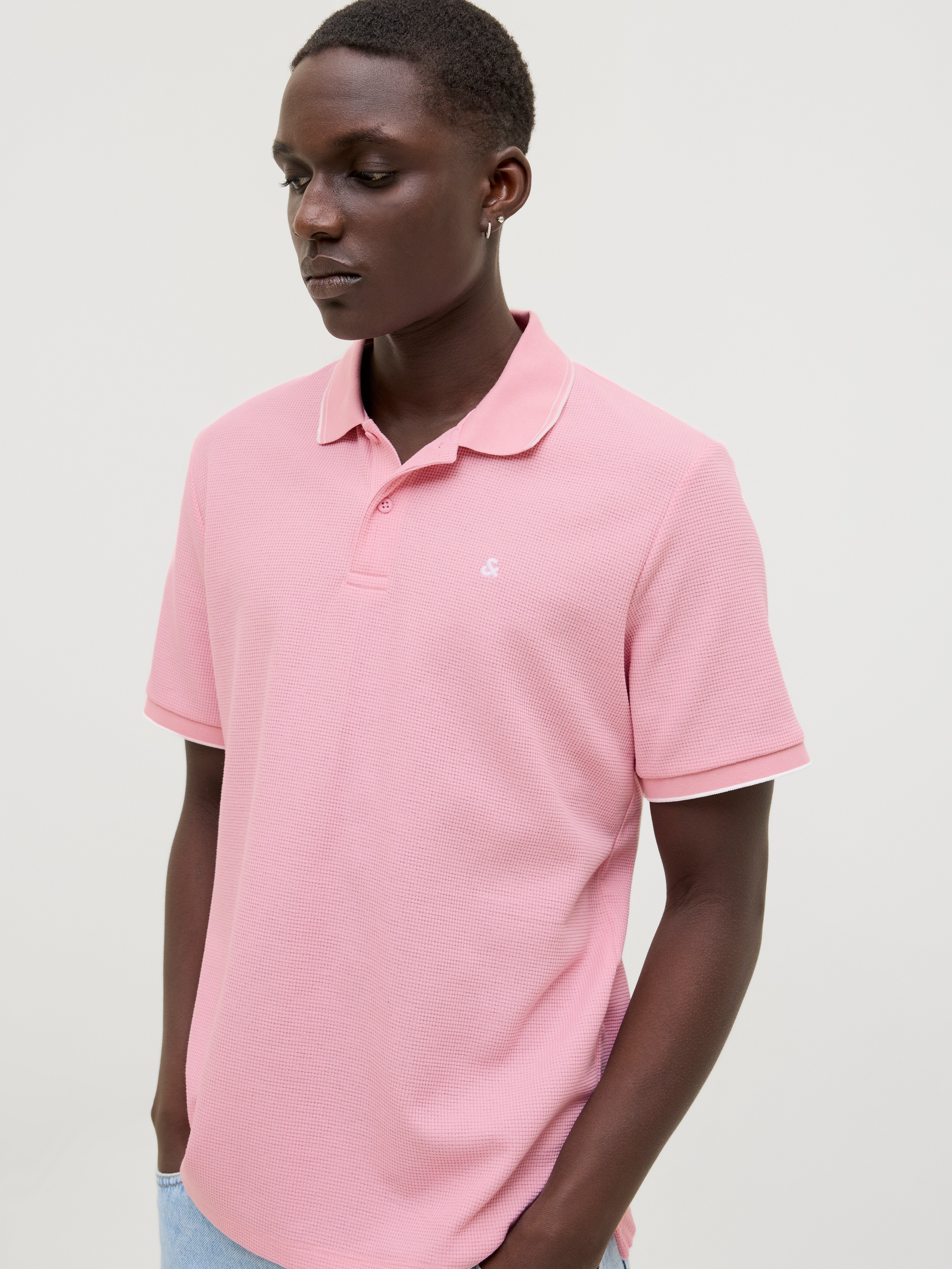 Jack & Jones Poloshirt "JJEAUSTIN POLO SS NOOS" Materialmix, regular fit günstig online kaufen