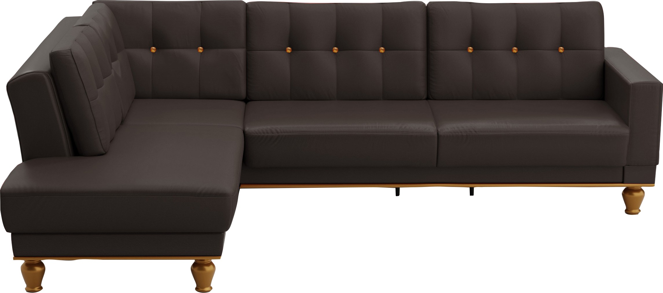 sit&more Ecksofa "Orient 5 L-Form" mit Strass-Stein, wahlweise mit Bettfunk günstig online kaufen