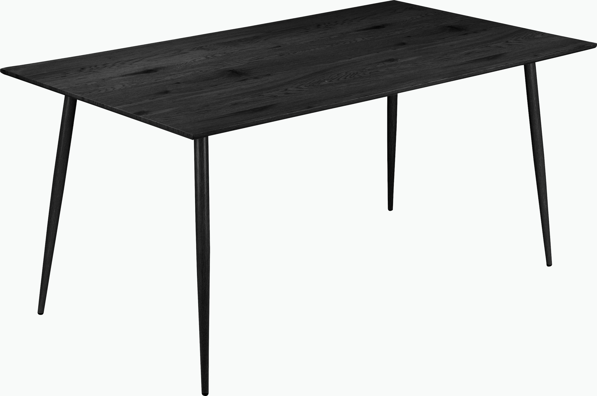 Leonique Essgruppe »Eadwine, TOPSELLER! Tisch plus 4 Stühle, Sitzgruppe«, (Set, 5 tlg., Esstisch plus 4 Esszimmerstühle), bestehend aus Esstisch 160 cm und 4 Esszimmerstühlen, Polsterstühlen
