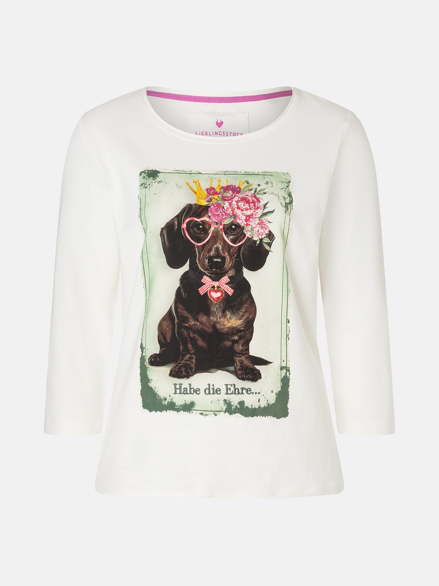 Lieblingsstück 3/4-Arm-Shirt »Leona«, mit Frontprint