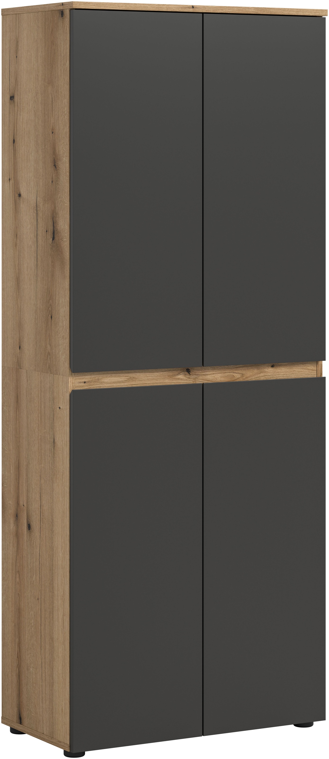 Home affaire Mehrzweckschrank "CIPELA, 70x175 cm, viel Stauraum, variable E günstig online kaufen