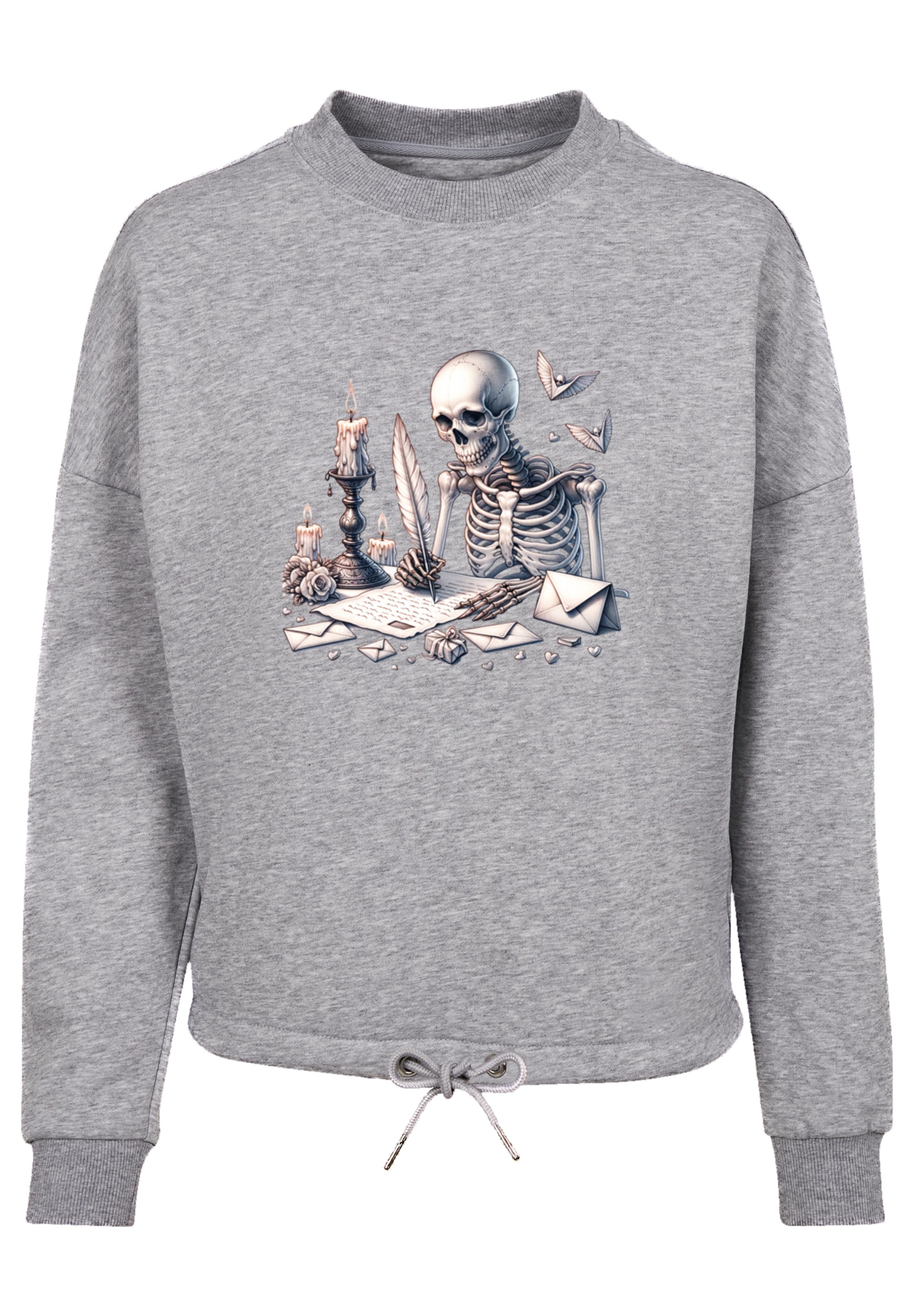 F4NT4STIC Sweatshirt »Skelett Liebesbrief Valentinstag«, Premium Qualität