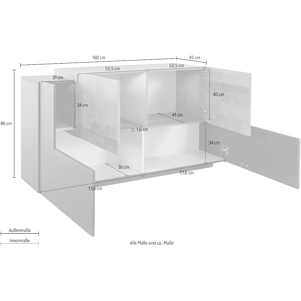 INOSIGN Sideboard »Coro«