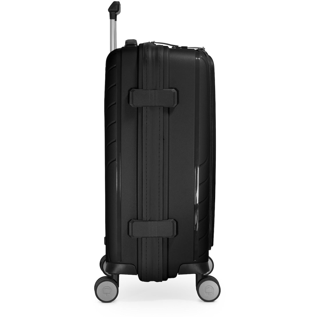 Hauptstadtkoffer Hartschalen-Trolley »TXL, schwarz, 55 cm«, 4 Rollen