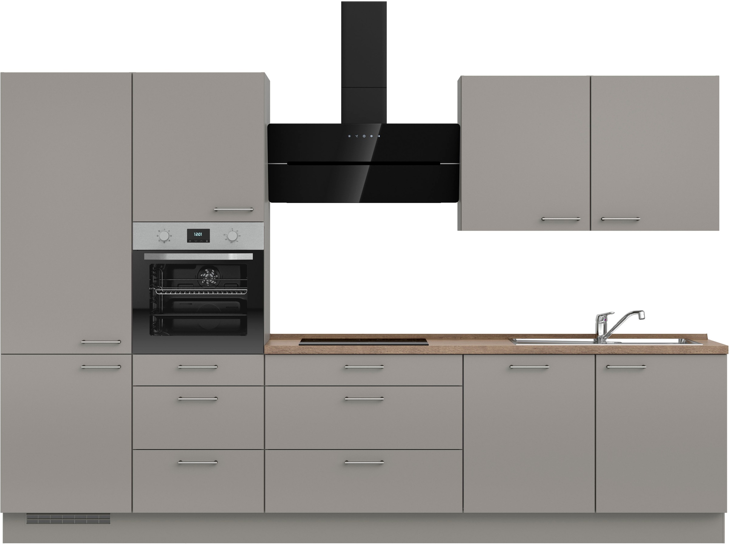 nobilia Küchenzeile ""Laser II", Ausrichtung wählbar, Breite 330 cm" vormon günstig online kaufen