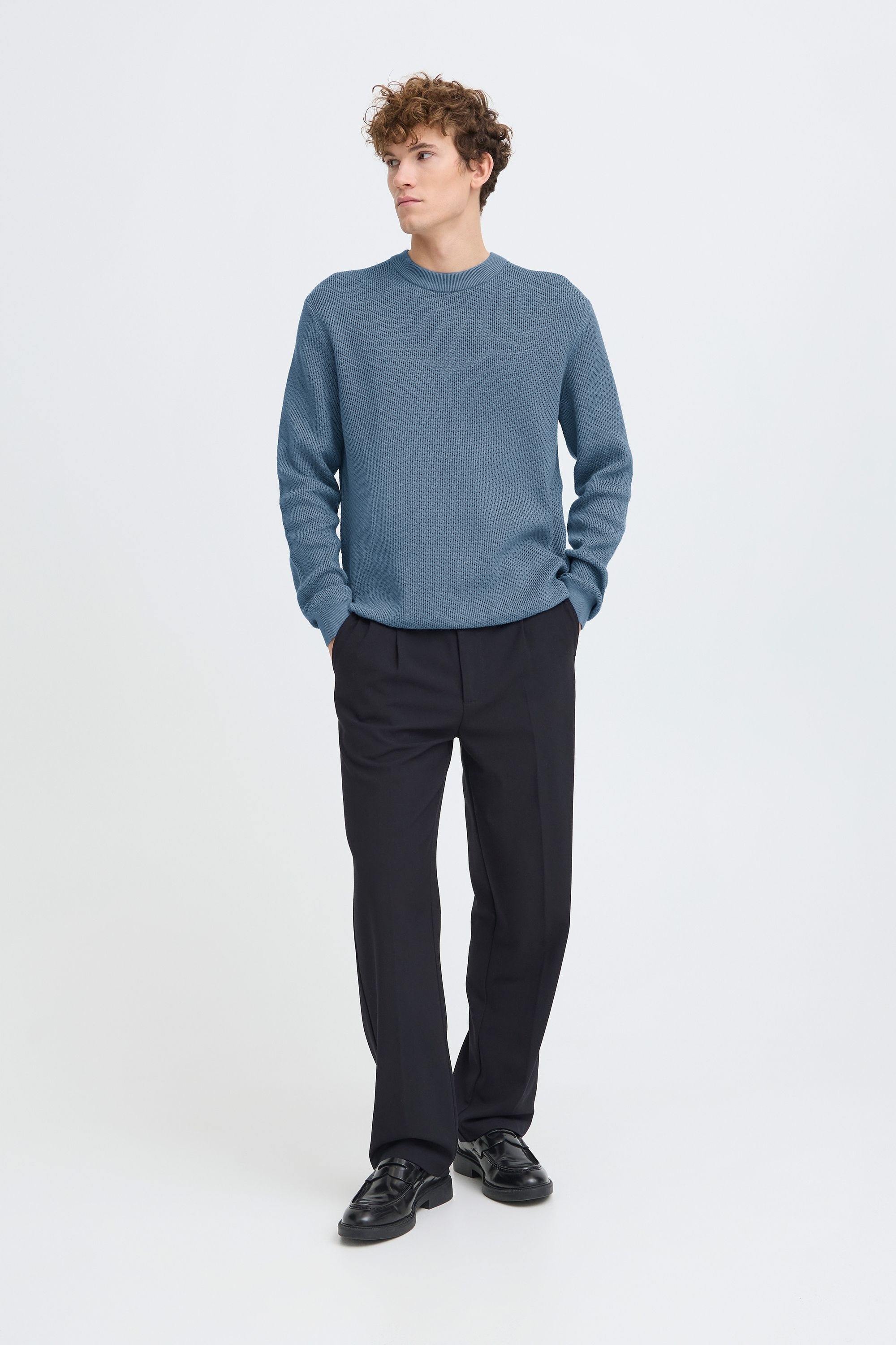 Casual Friday Strickfleece-Pullover "Strickpullover CFIsaksson" günstig online kaufen