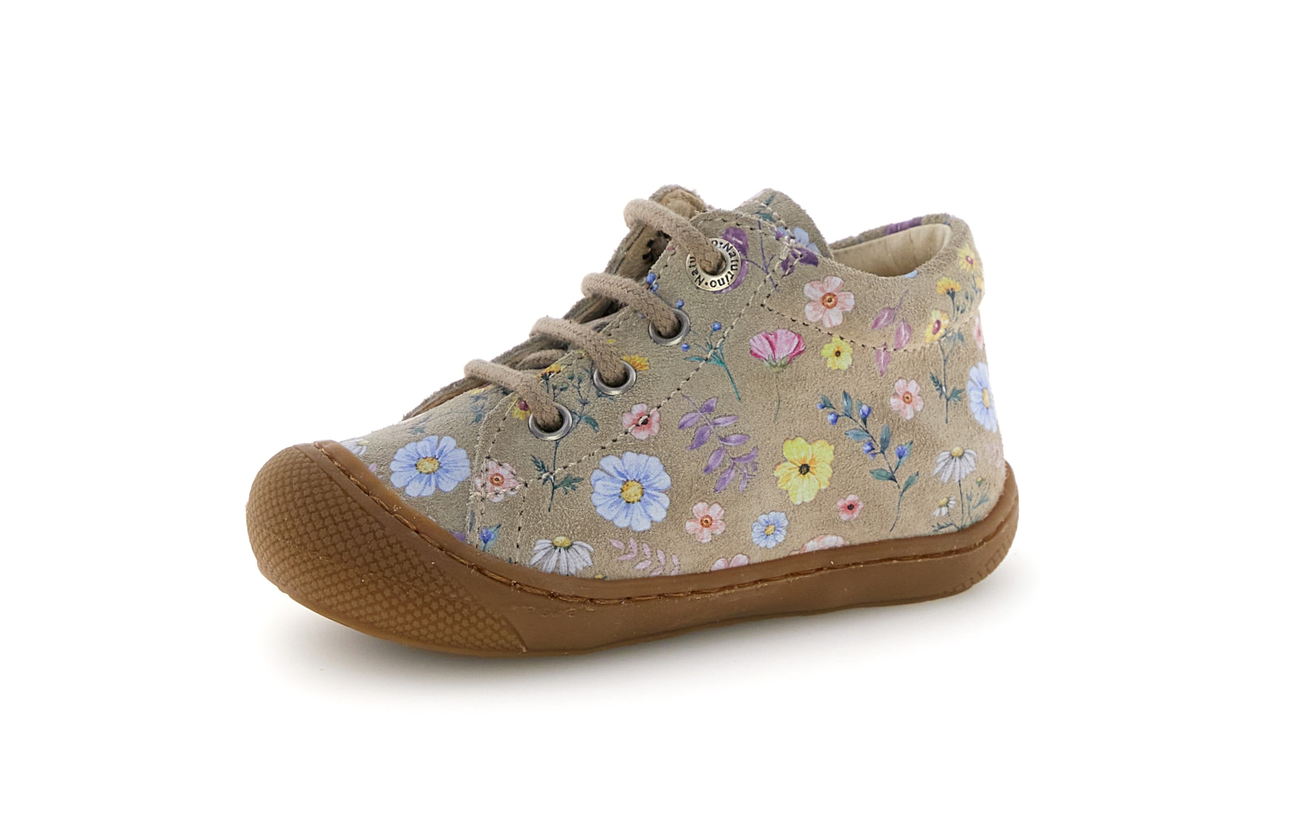 Naturino Lauflernschuh "COCOON SUEDE" Babyschuh mit Print, Größenschablone zum Download