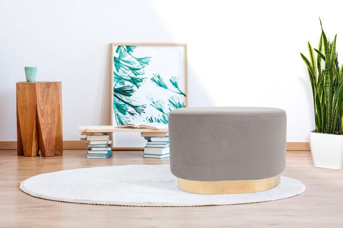 Kayoom Hocker "Nano 410, Hocker in stilvollem Design, ovale Form, mit Fuß a günstig online kaufen