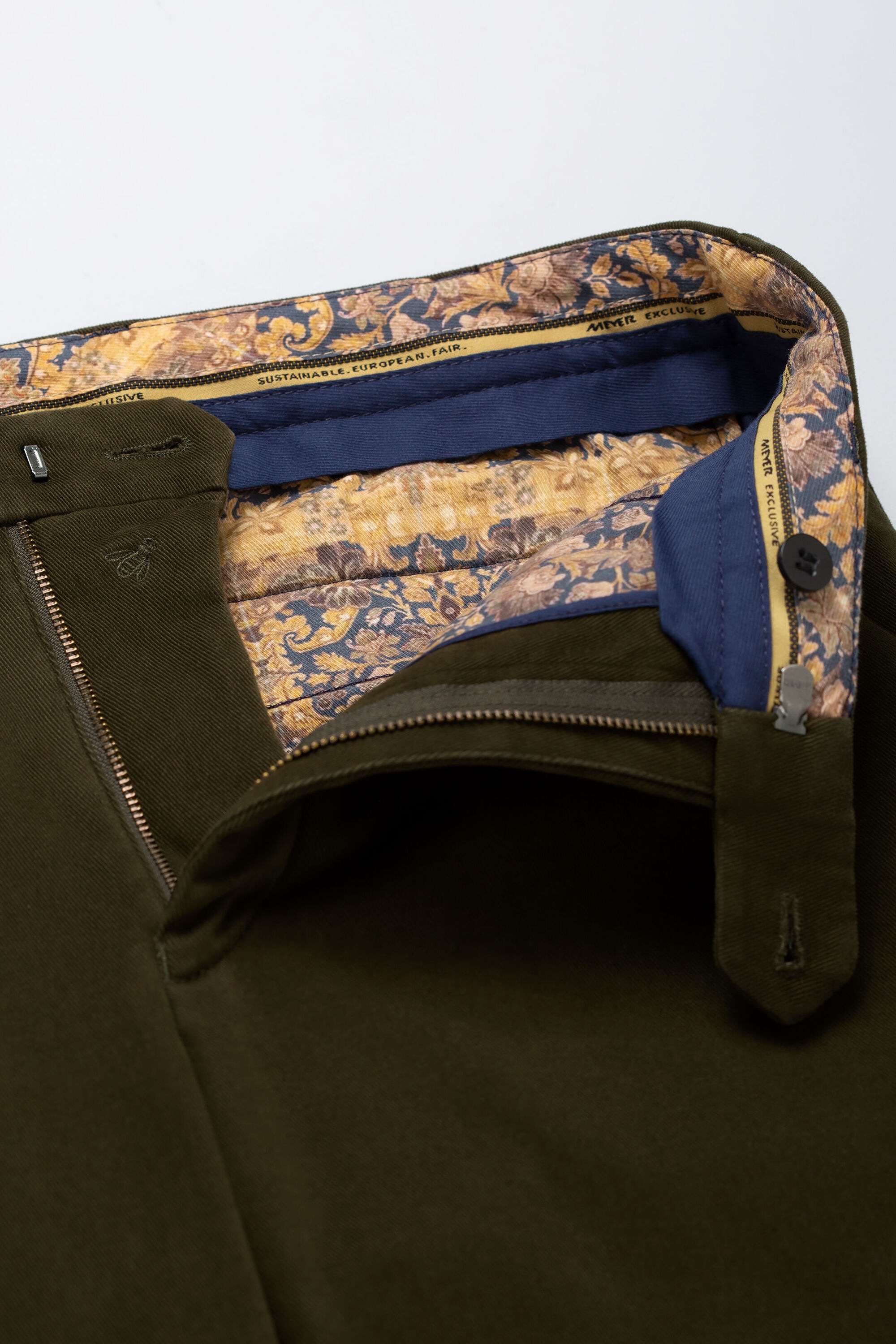 MEYER Chinos »Bonn«, Super-Stretch Winter Twill