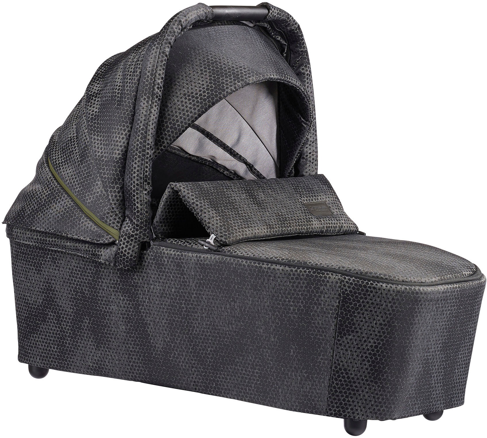 Gesslein Kombi-Kinderwagen »FX4 Soft+ mit Aufsatz Classic schwarz/schwarz, schwarzgrau«, mit Babywanne Cx3 und Babyschalenadapter