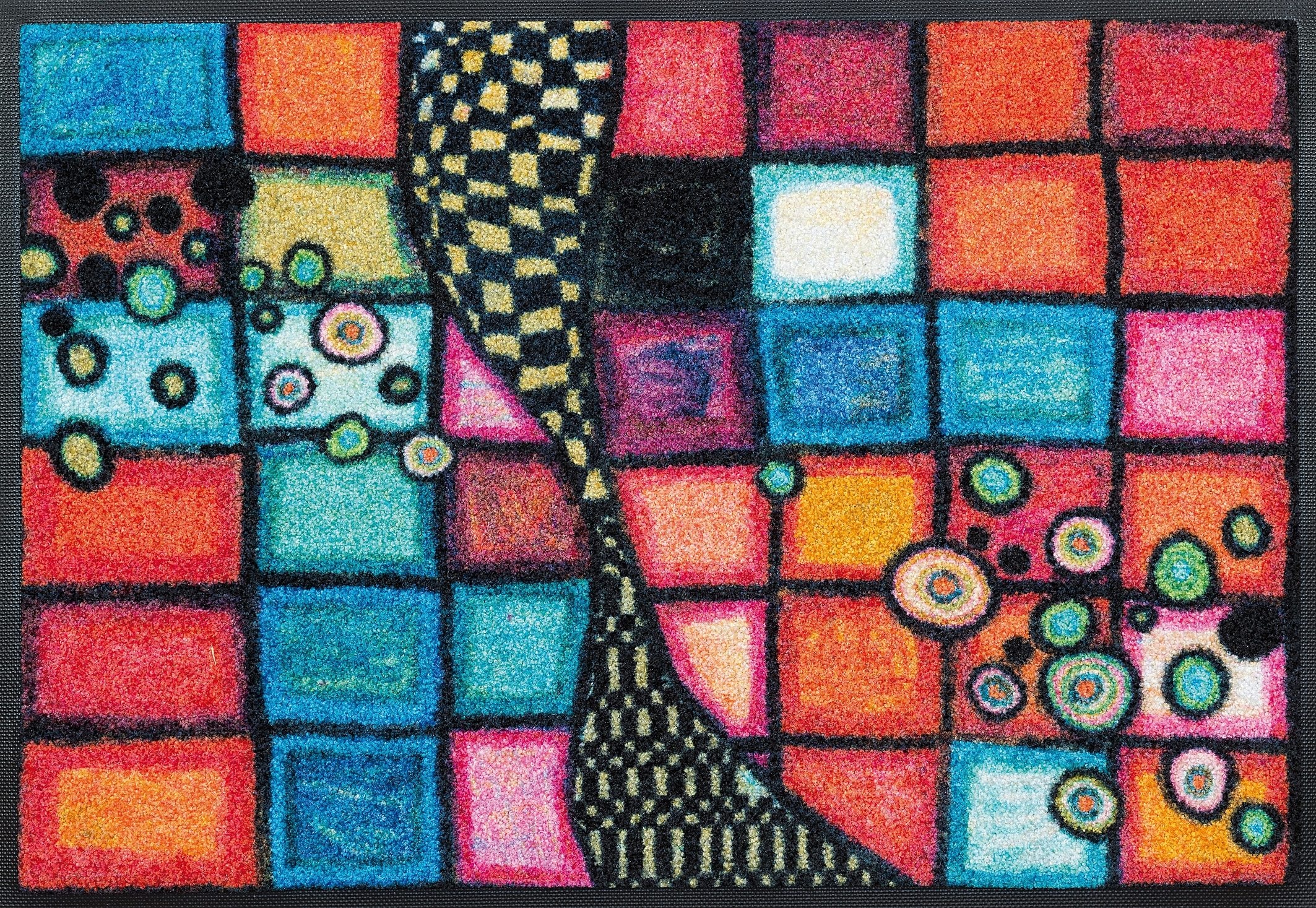 wash+dry by Kleen-Tex Fußmatte "Tiger Tundra" rechteckig 7 mm Höhe Schmutzf günstig online kaufen