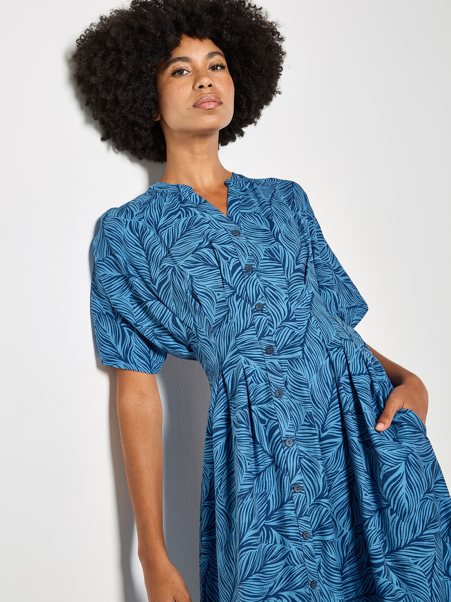 Apricot Midikleid »Midikleid« Druck
