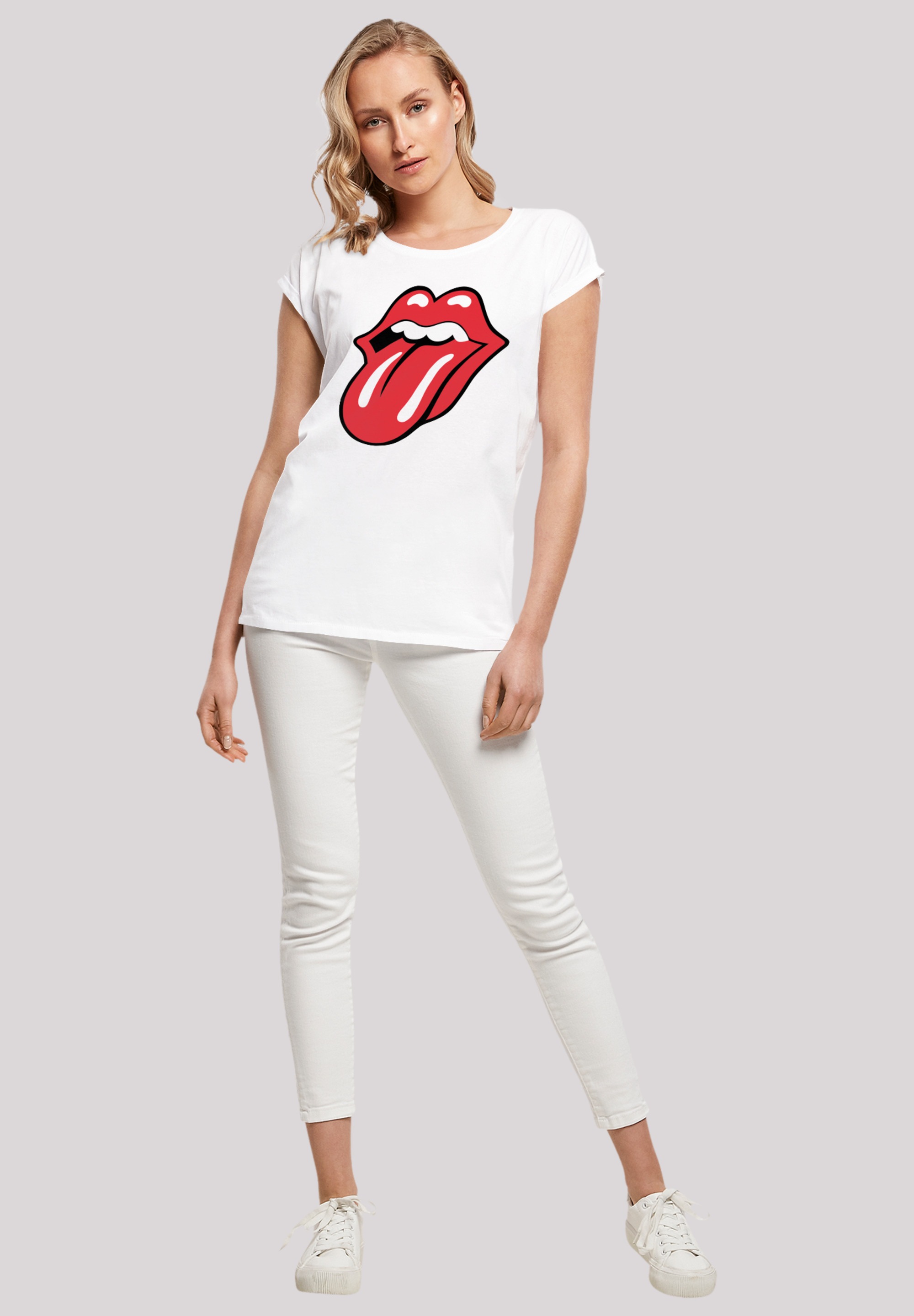 F4NT4STIC T-Shirt »The Rolling Stones Zunge«, Premium Qualität